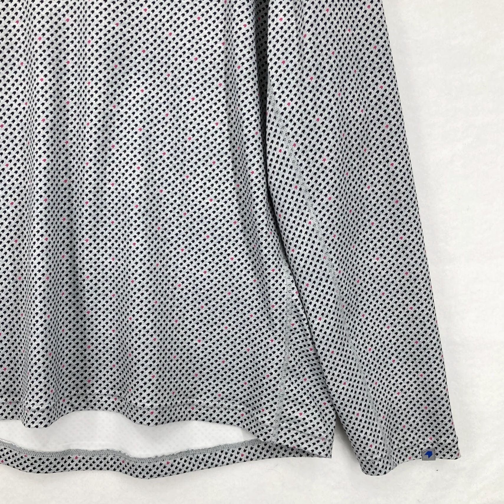 Vintage 1764 Golf Pullover Shirt Mens Large Geometric Print Quarter Zip Performance Camp Shirt Size US L / EU 52-54 / 3 - 3 Thumbnail