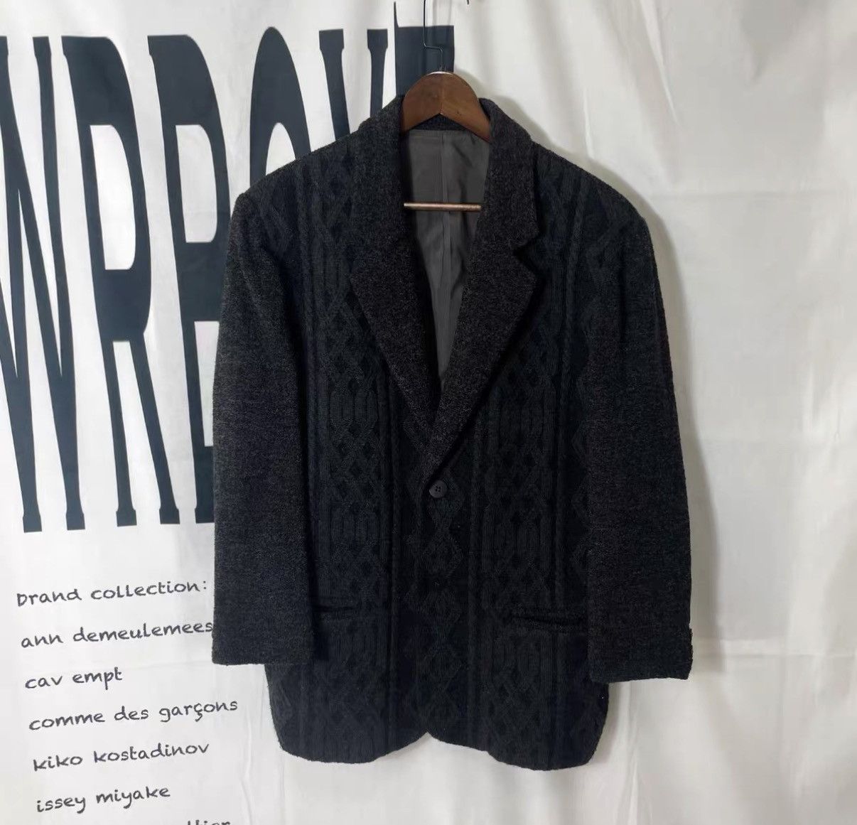 Balenciaga Balenciaga BB Geometric Jacquard Knit Blazer J29 Size US M / EU 48-50 / 2 - 4 Thumbnail
