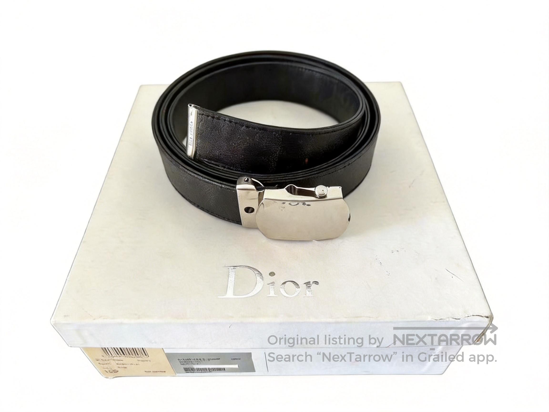 Dior × Hedi Slimane Dior Homme SS04 Strip Runway Belt | Grailed