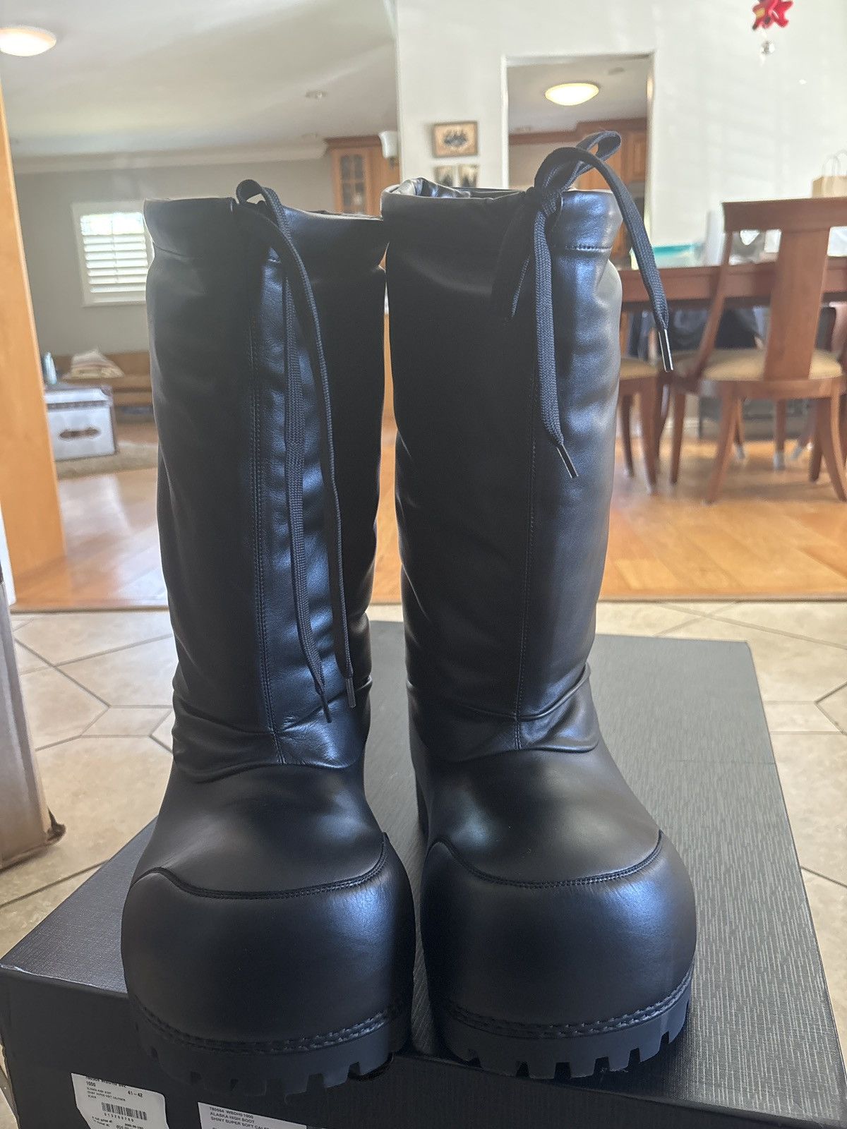 Balenciaga Balenciaga alaska high boot black calfskin leather 41 42 Size US 9 / EU 42 - 3 Thumbnail