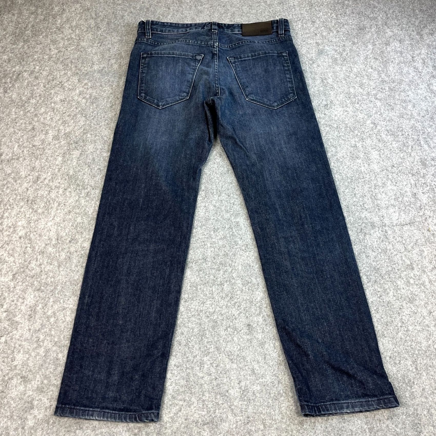 Hugo Boss HUGO BOSS Jeans Tapered Male 30 Regular Denim Dark Blue Maine 3 5-Pocket Stretch Comfortable Classic Mens Size US 30 / EU 46 - 2 Thumbnail