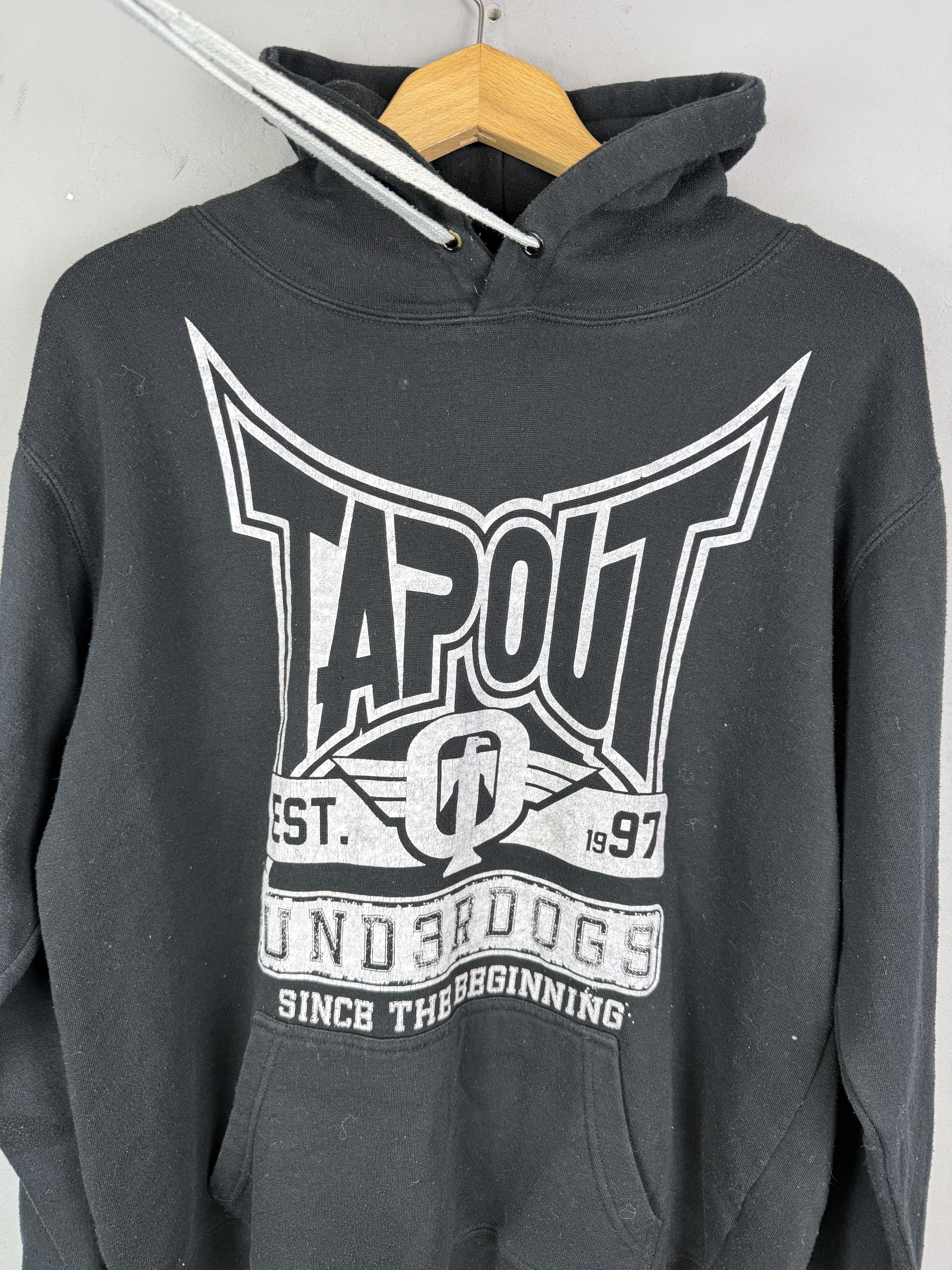 Affliction × Tapout Tapout Hoodie Sweatshirt UnderDogs Grunge Punk SK8 Black Size US XXL / EU 58 / 5 - 2 Thumbnail