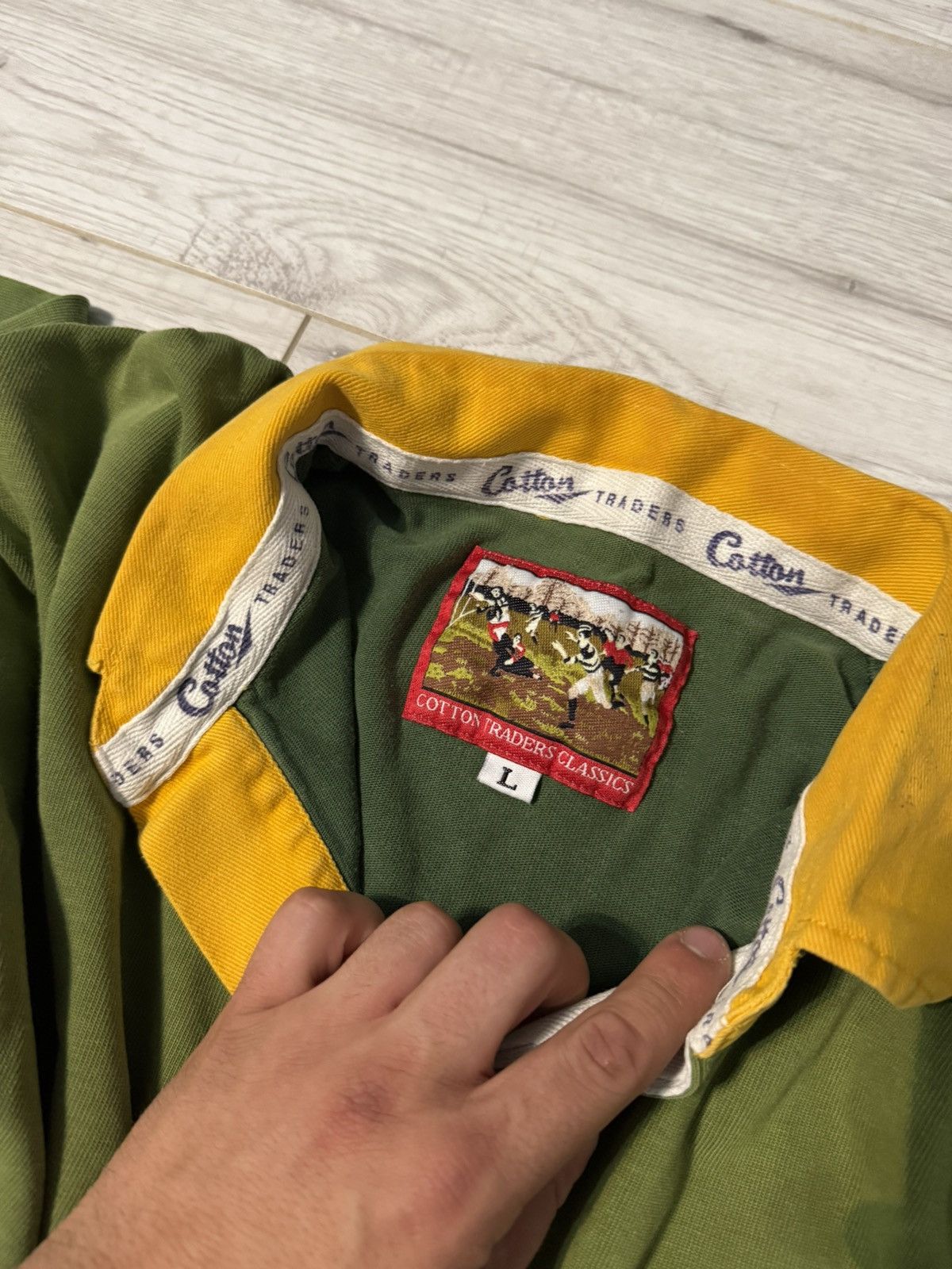 Cotton Traders Vintage 90’s Cotton Traiders South Africa rugby shirts Size US L / EU 52-54 / 3 - 4 Thumbnail