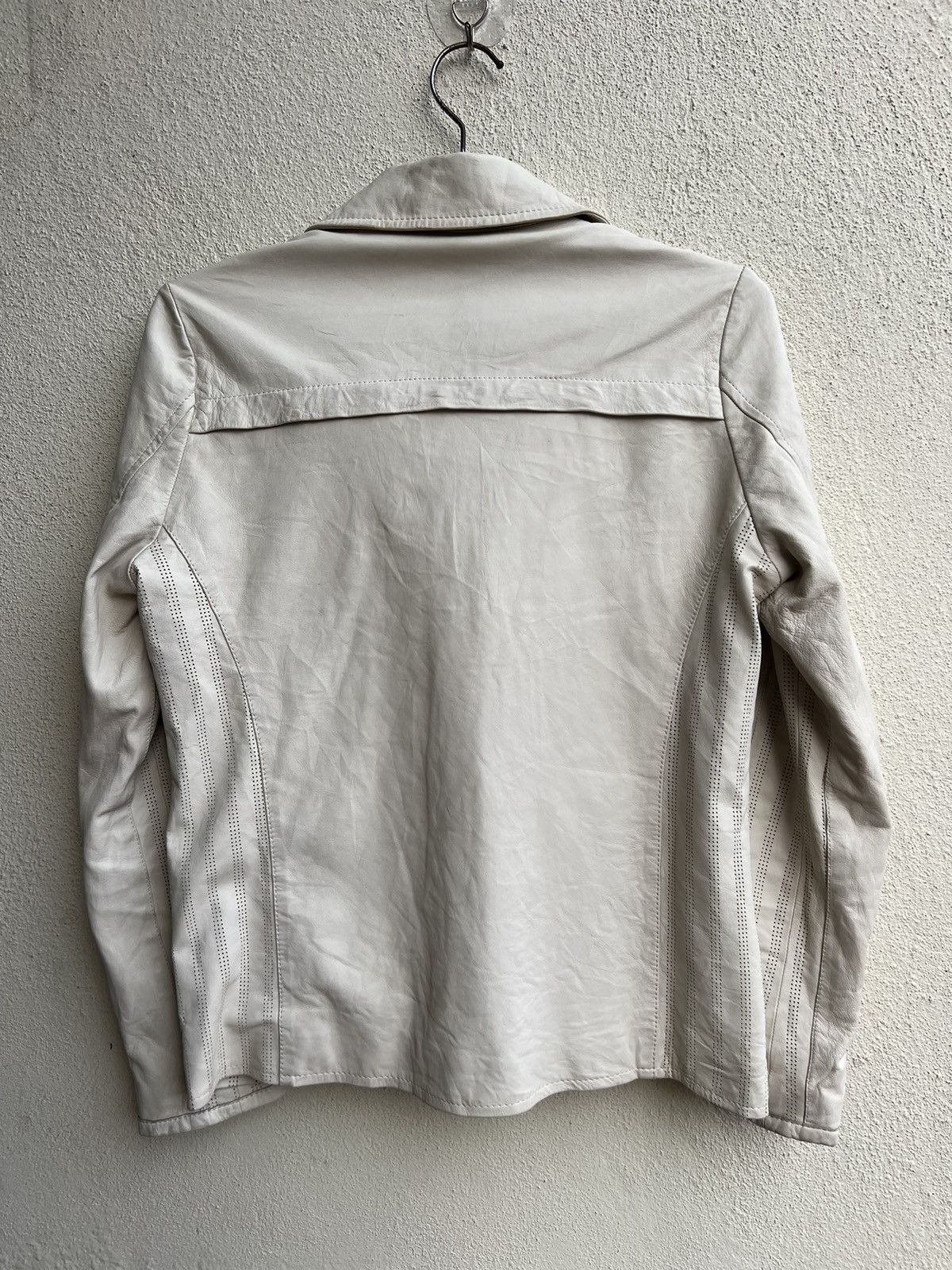 ABAHOUSE Abahouse Japan Patina White Sheep Napa Leather Jacket Size US S / EU 44-46 / 1 - 16 Thumbnail
