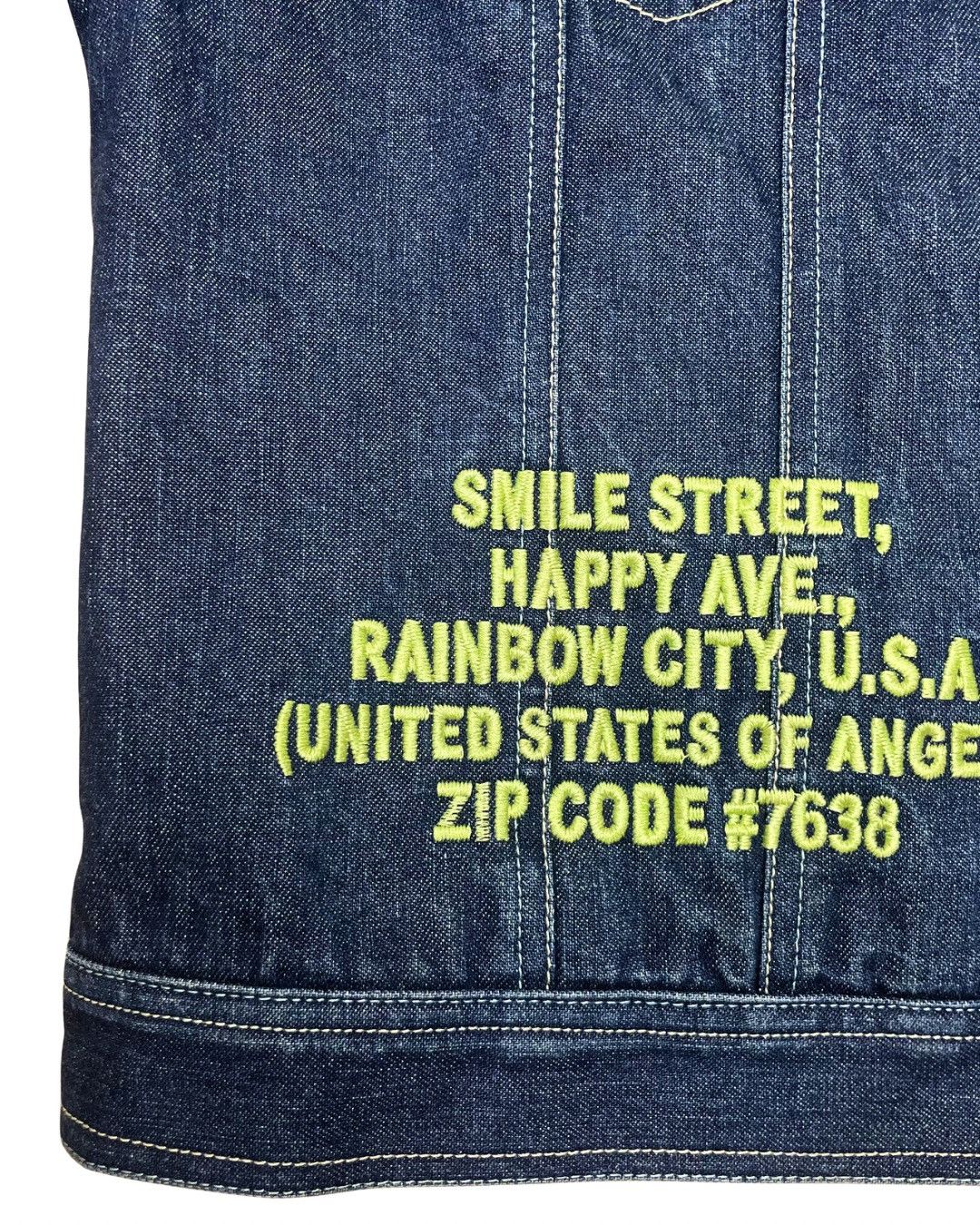 Angel Blue Angel Blue Knit Collar Denim Jacket Size M / US 6-8 / IT 42-44 - 10 Thumbnail