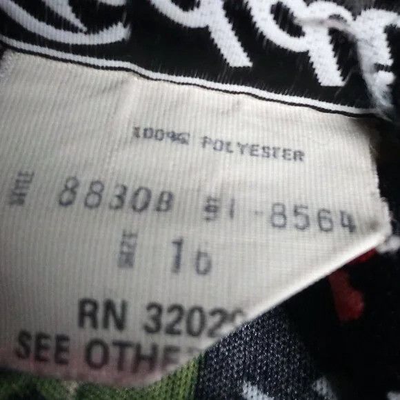 Other Vintage Teddi California Floral Polyester Disco Shirt Size XL / US 12-14 / IT 48-50 - 4 Thumbnail