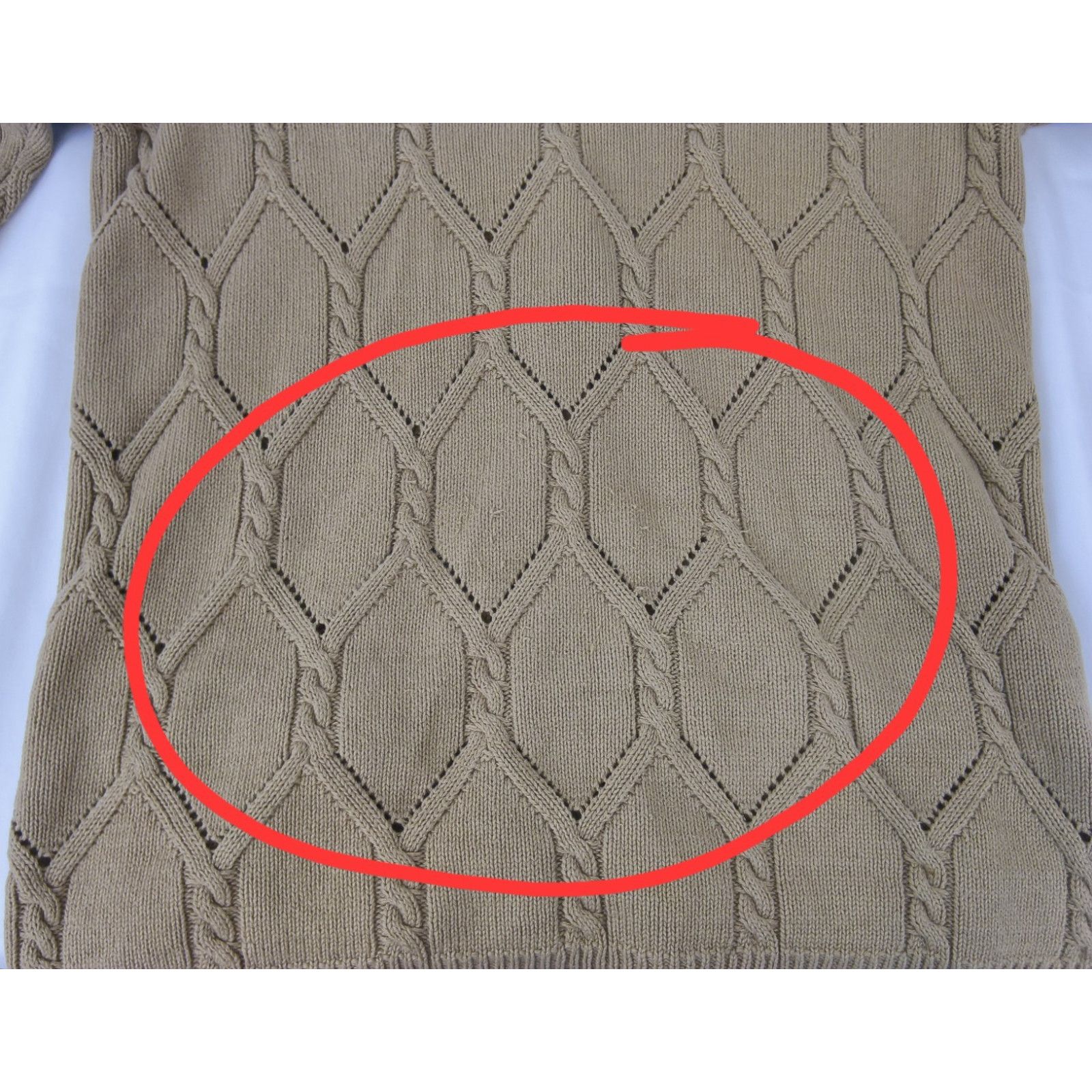 Other Blue Willi's Denmark Cardigan Women's M Beige 100% Cotton Size M / US 6-8 / IT 42-44 - 8 Thumbnail