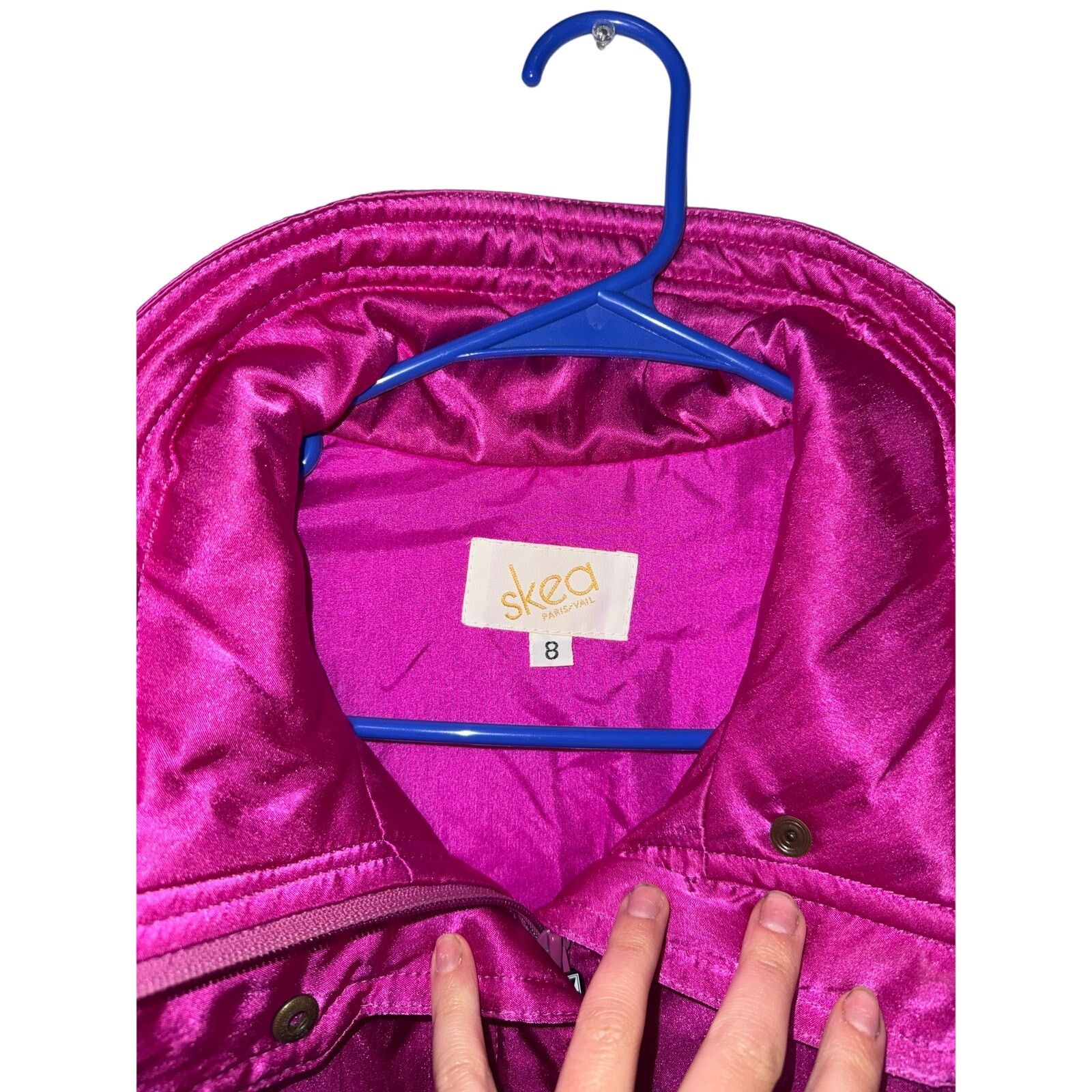 Skepta Skea Paris/Vail Vintage Hot Pink Insulated Ski Jacket - 8 Size M / US 6-8 / IT 42-44 - 4 Thumbnail