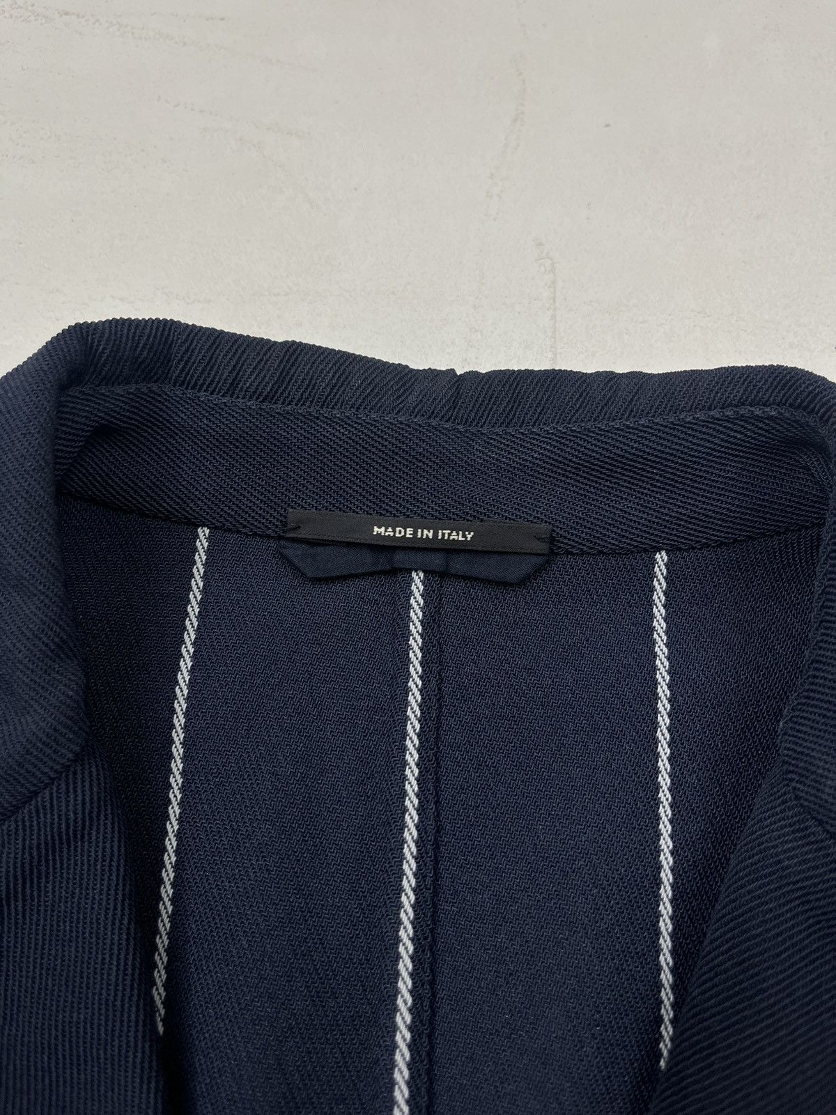 Hermes Vintage Hermès Striped Back Jacket Size XL / US 12-14 / IT 48-50 - 8 Thumbnail