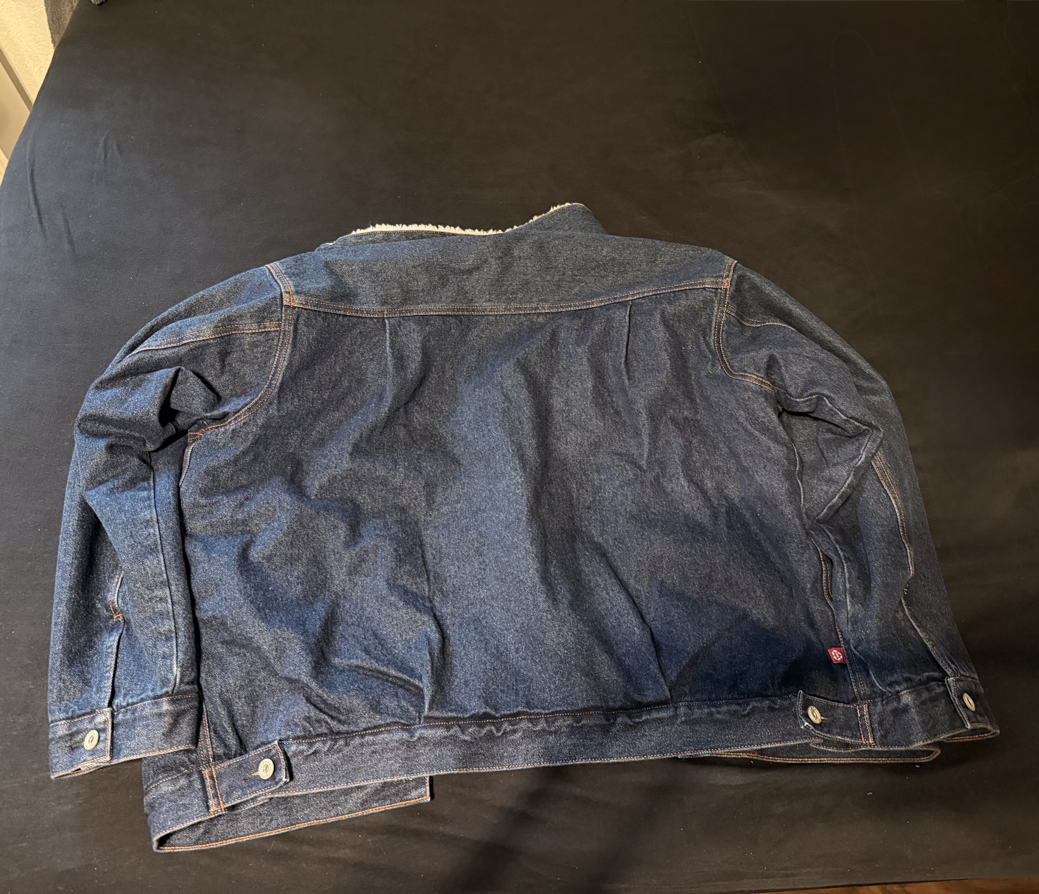Manastash Manastash Sherpa Lined Denim Jacket Blue Fleece Lined Rare Size US M / EU 48-50 / 2 - 2 Thumbnail
