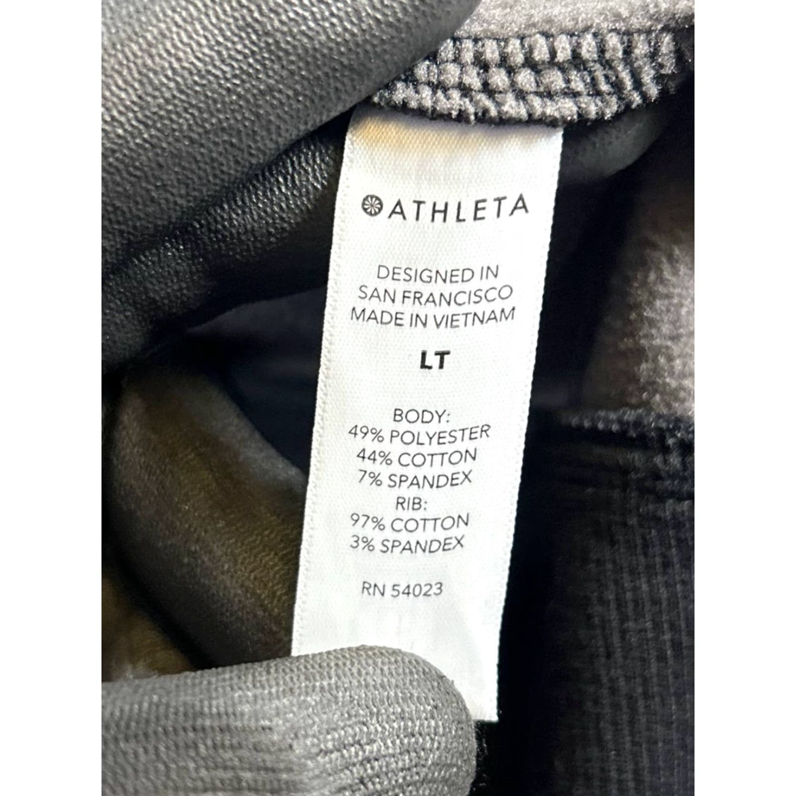 Athleta Athleta Hoodie Womens Large Tall Black Camouflage Full Zip Size L / US 10 / IT 46 - 4 Thumbnail