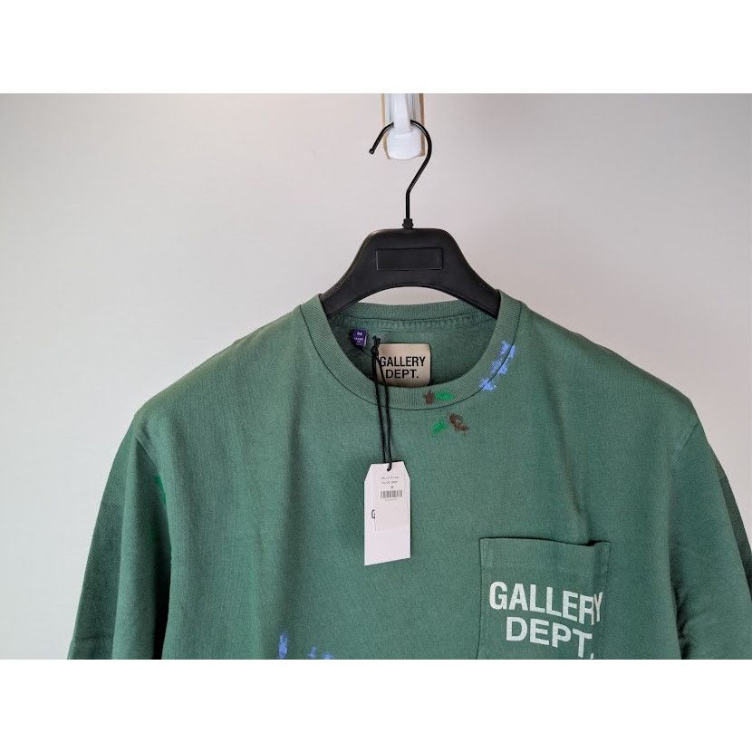Gallery Dept. o1rshd1 Vintage Logo Painted T-Shirt in Green Size US M / EU 48-50 / 2 - 3 Thumbnail
