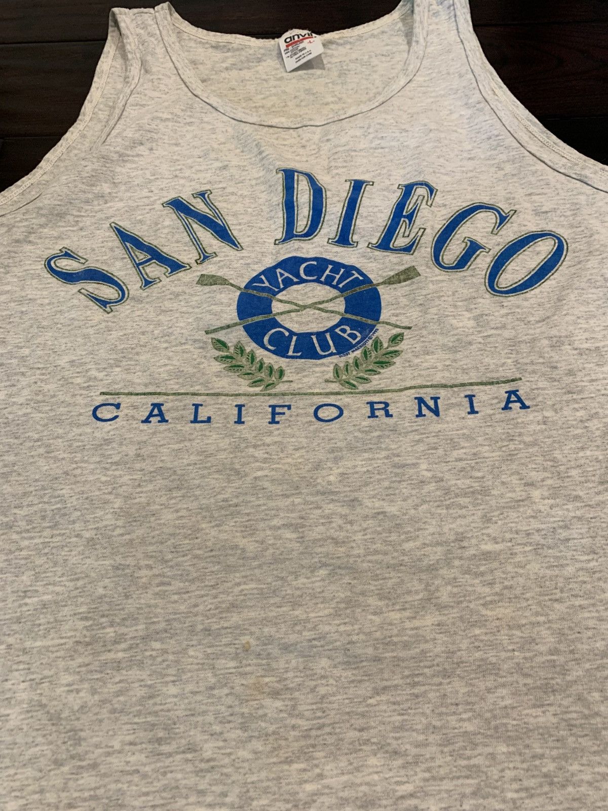 Anvil 1993 San Diego Yacht Club California tank top Size US L / EU 52-54 / 3 - 2 Thumbnail