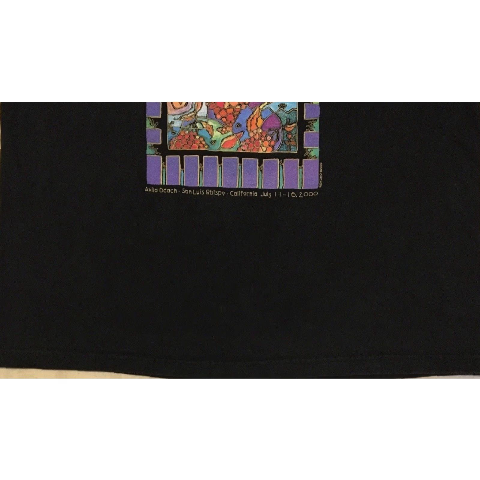 Vintage Vtg Wine Faded Abstract Art Shirt M Black Picasso 90s Grunge Vaporwave T-Shirt Men Short Sleeve Size US M / EU 48-50 / 2 - 3 Thumbnail