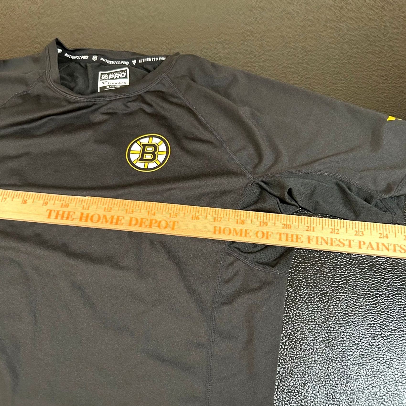 Vintage Fanatics NHL Boston Bruins Shirt Womens XL Black Authentic Pro Performance Crew Neck Short Sleeve T-Shirt Sports Activewear Bruins Gear Size XL / US 12-14 / IT 48-50 - 4 Thumbnail