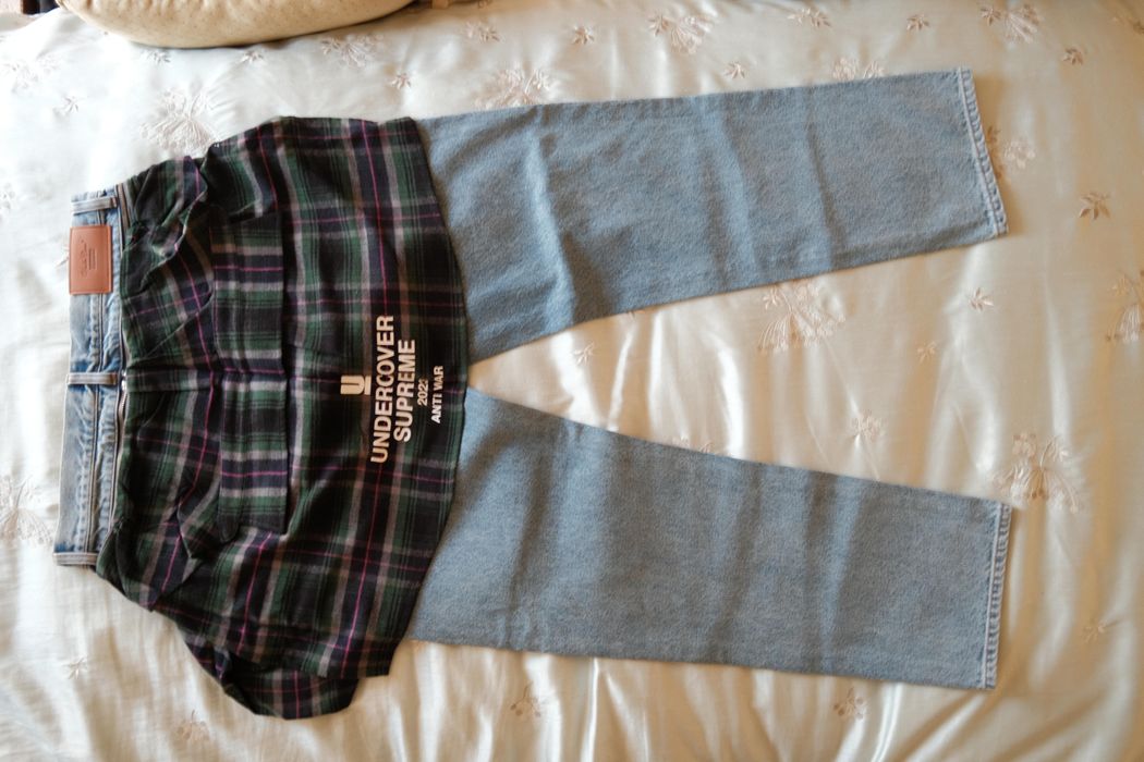 Supreme Supreme Undercover Layered Flannel Jeans SS23 | Grailed