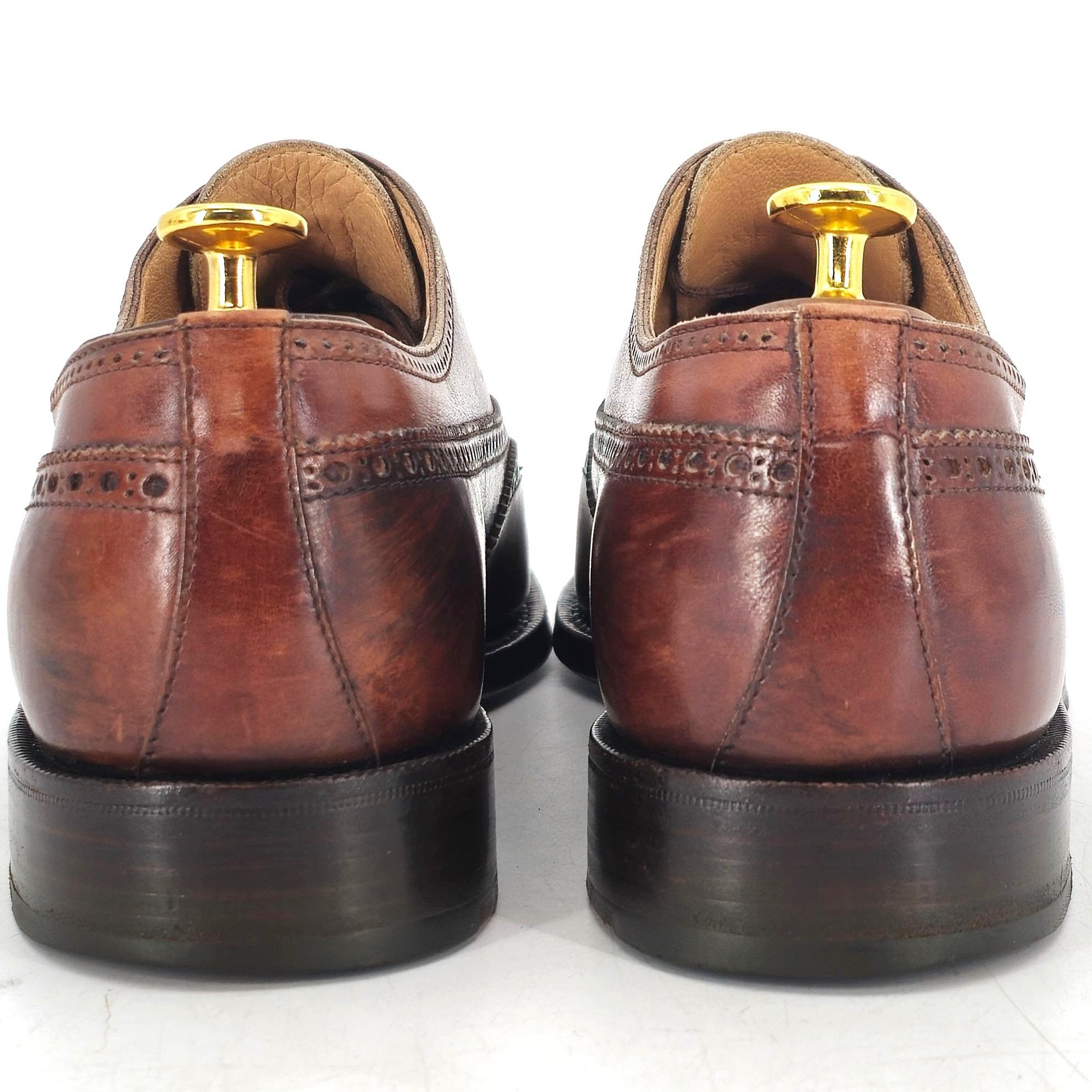 Gravati Gravati Italy Men 8.5 Burnished Brown Leather Dress Shoes Wi Size US 8.5 / EU 41-42 - 5 Thumbnail