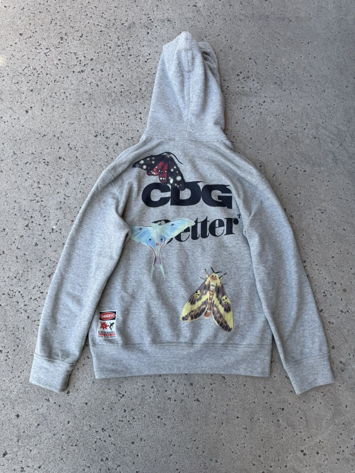 CDG by Comme des Garcons CDG Comme Des Garçons Better Butterfly Logo Hoodie Size US M / EU 48-50 / 2 - 2 Thumbnail