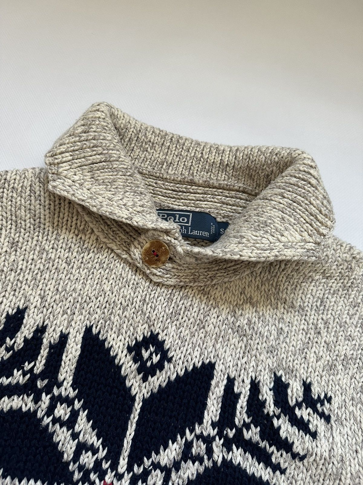 Polo Ralph Lauren VTG Polo Ralph Lauren Hand Knit Wool Silk Turtleneck Sweater Size US S / EU 44-46 / 1 - 7 Thumbnail