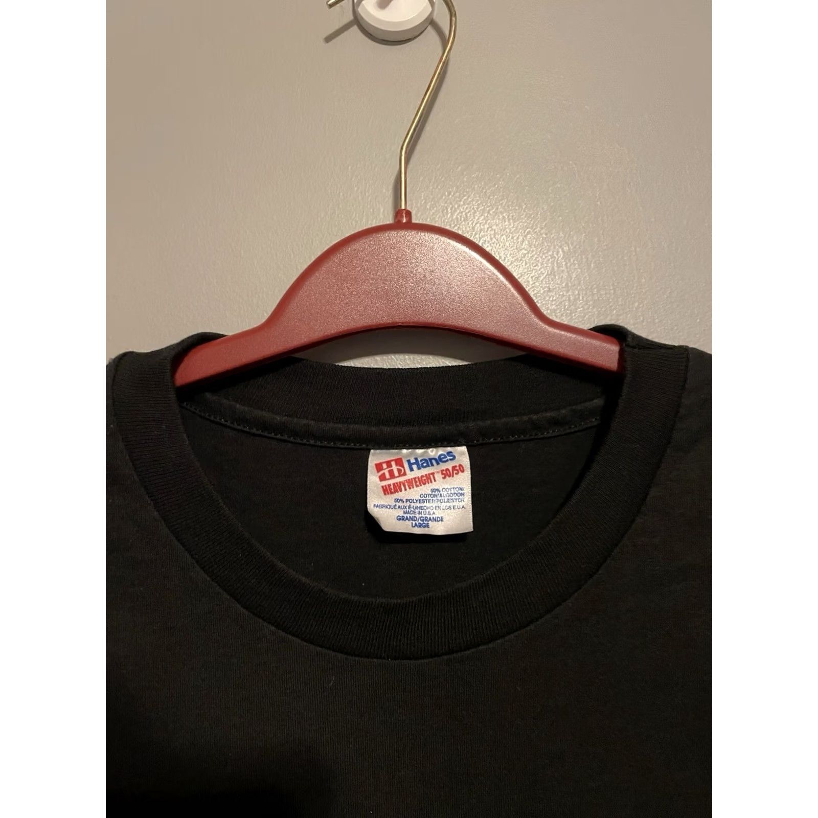 Hanes VINTAGE 90s Beta Sigma Phi Fraternity Convention T-Shirt Hanes Black Short Sleeve Cotton L Men Size L Graphic Print 90s Mens Size US L / EU 52-54 / 3 - 5 Thumbnail