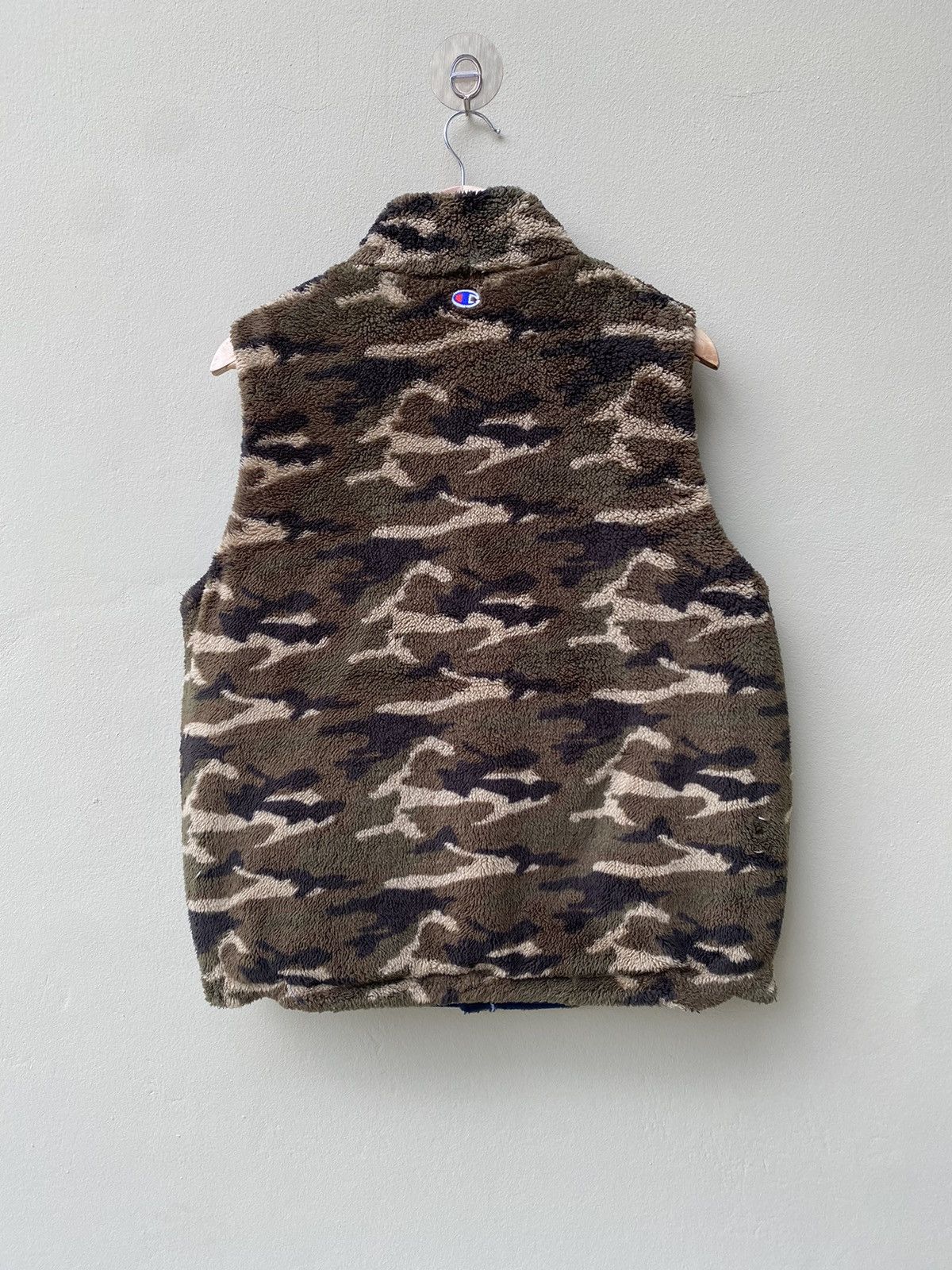 Champion × Vintage RARE CHAMPION REVERSIBLE CAMO VEST Size US L / EU 52-54 / 3 - 4 Thumbnail