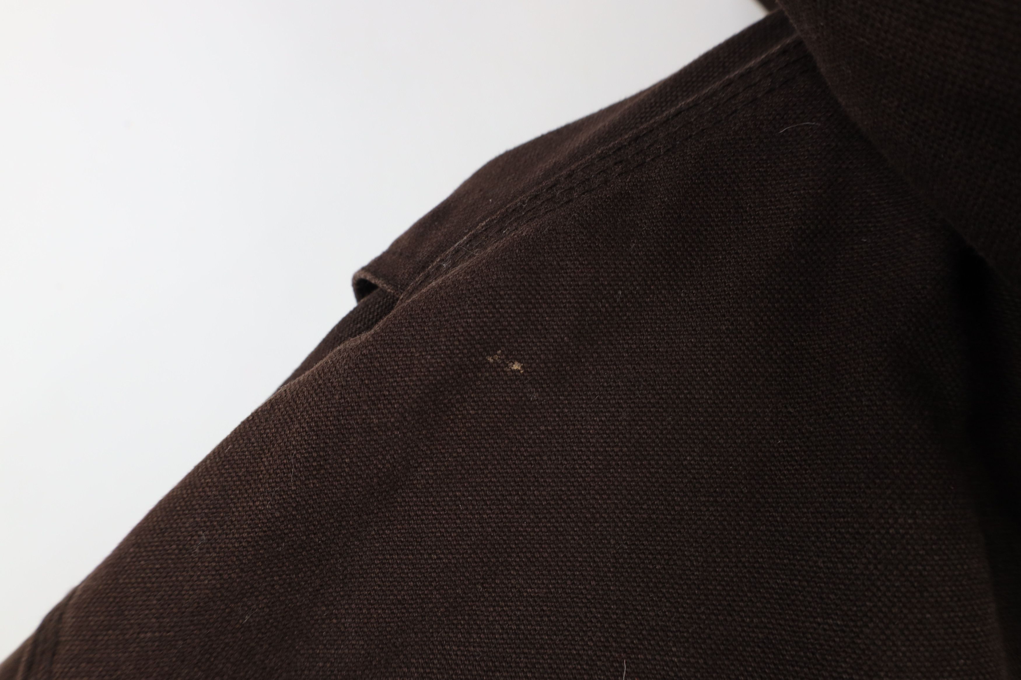 Vintage Vintage Y2K Streetwear Lined Canvas Hooded Work Jacket Brown Size US XL / EU 56 / 4 - 6 Thumbnail