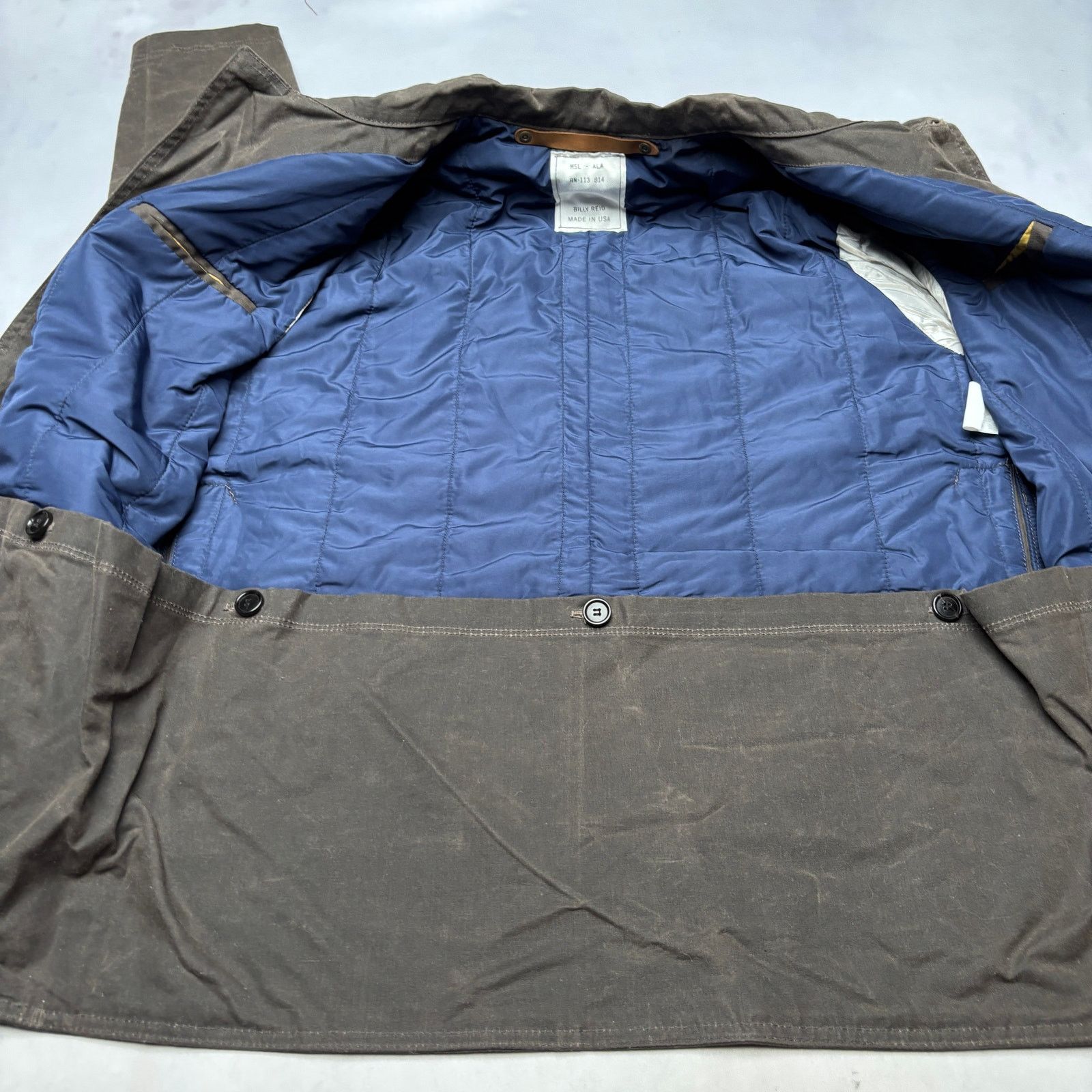 Billy Reid Billy Reid MSL ALA Waxed Cotton Chore Coat Men's Medium Size US M / EU 48-50 / 2 - 4 Thumbnail