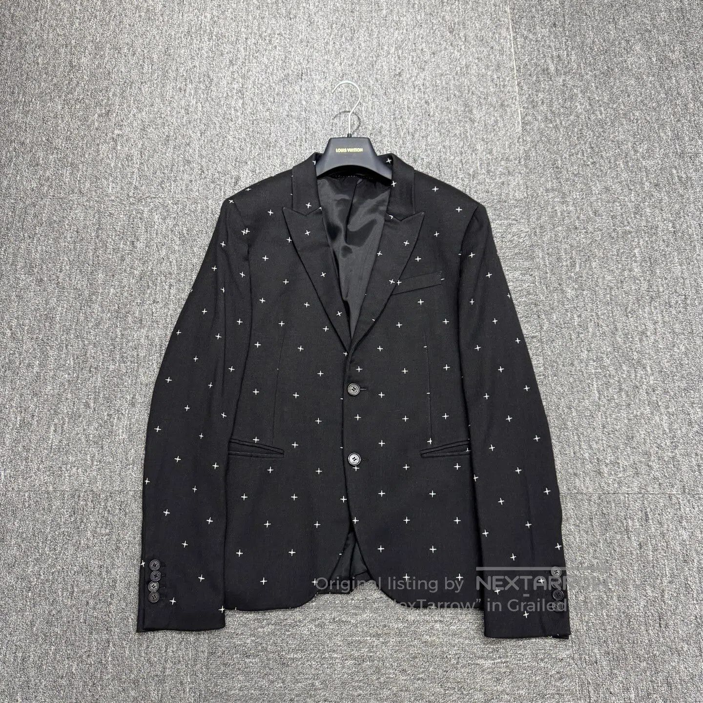 Neil Barrett Neil Barrett A wool suit jacket embroidered with stars all Size 48R - 1 Thumbnail