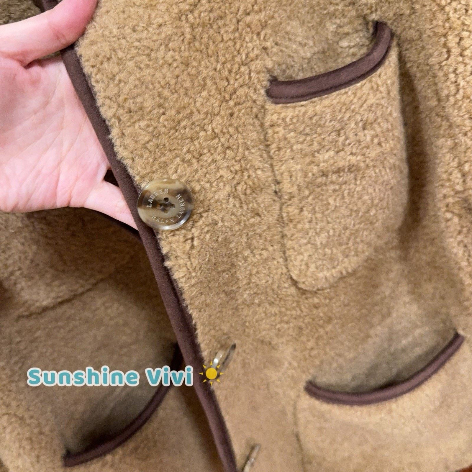 Lauren Ralph Lauren NWT Ralph Lauren Women Faux- Shearling Coat Jacket Camel Size S / US 4 / IT 40 - 7 Thumbnail