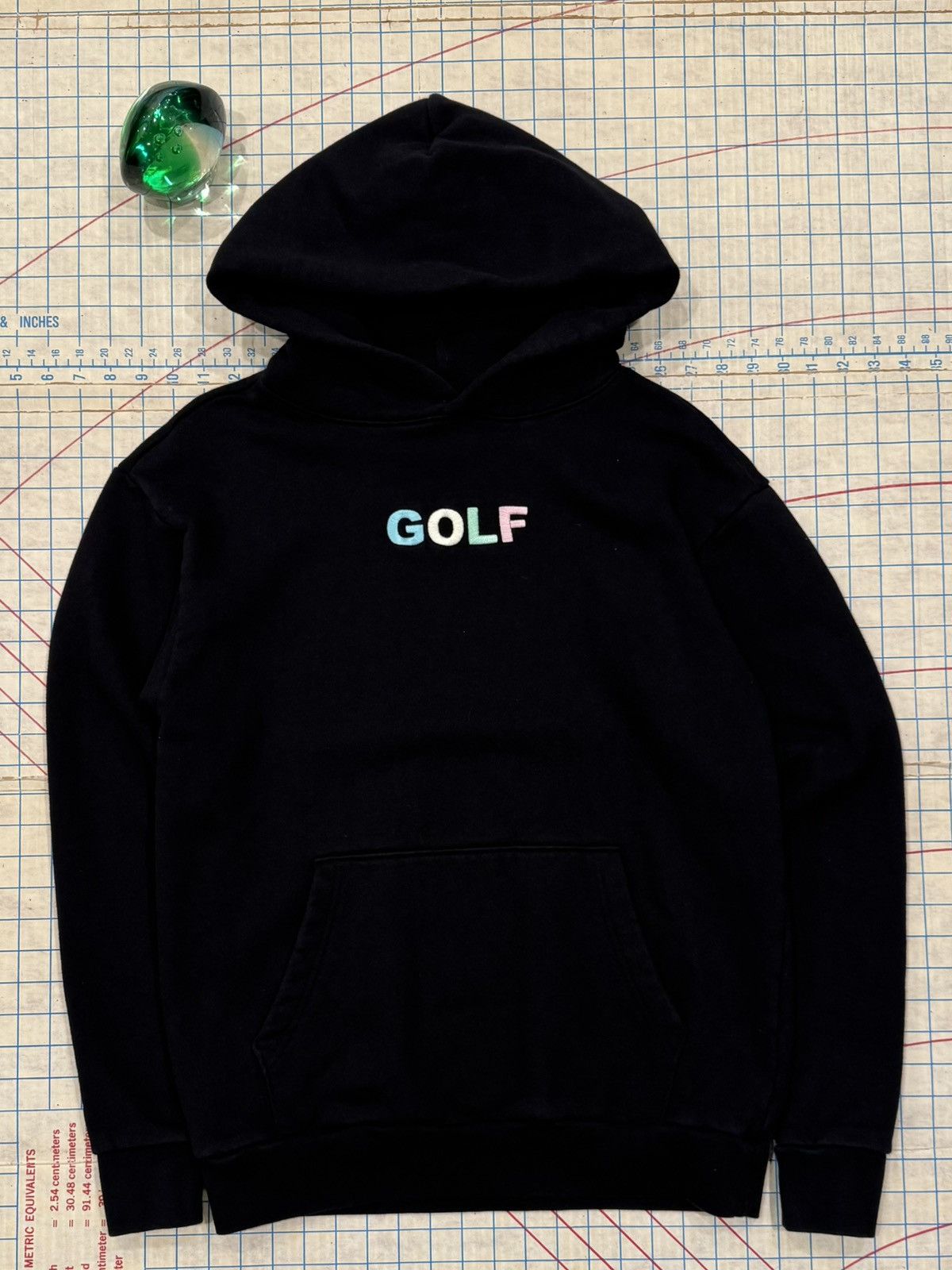 Golf Wang Golf Wang Golf Embroidered Spell Out Hoodie Small Black Size US S / EU 44-46 / 1 - 2 Thumbnail