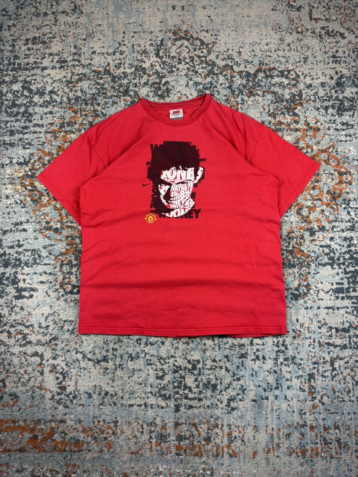 Nike Vintage 90s Nike manchester united rooney blokecore soccer Size US XL / EU 56 / 4 - 1 Thumbnail