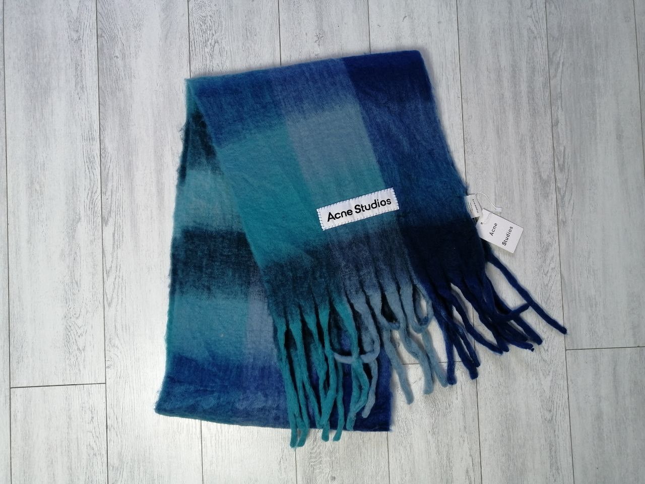 Acne Studios Acne Studios Big One Mohair/Wool and Alpaca Scarf Size ONE SIZE - 3 Thumbnail