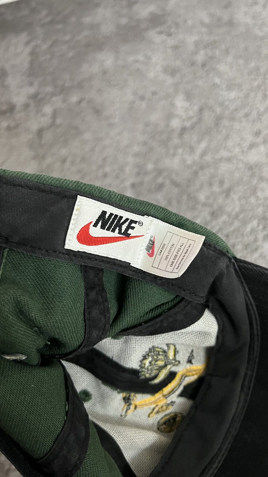 Nike × Vintage VTG 90’s Nike SA South Africa rugby vintage hat springboks Size ONE SIZE - 4 Thumbnail