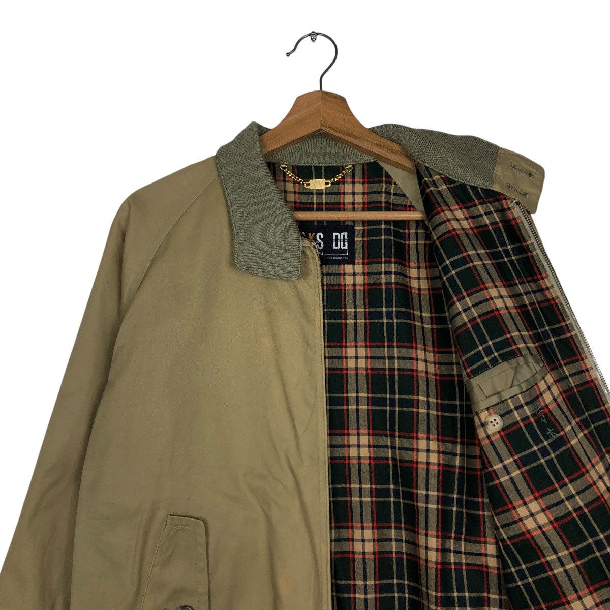 Japanese Brand 🔥VINTAGE BOMBER JACKET DAKS LONDON BLANKET TARTAN DESIGN Size US M / EU 48-50 / 2 - 14 Thumbnail