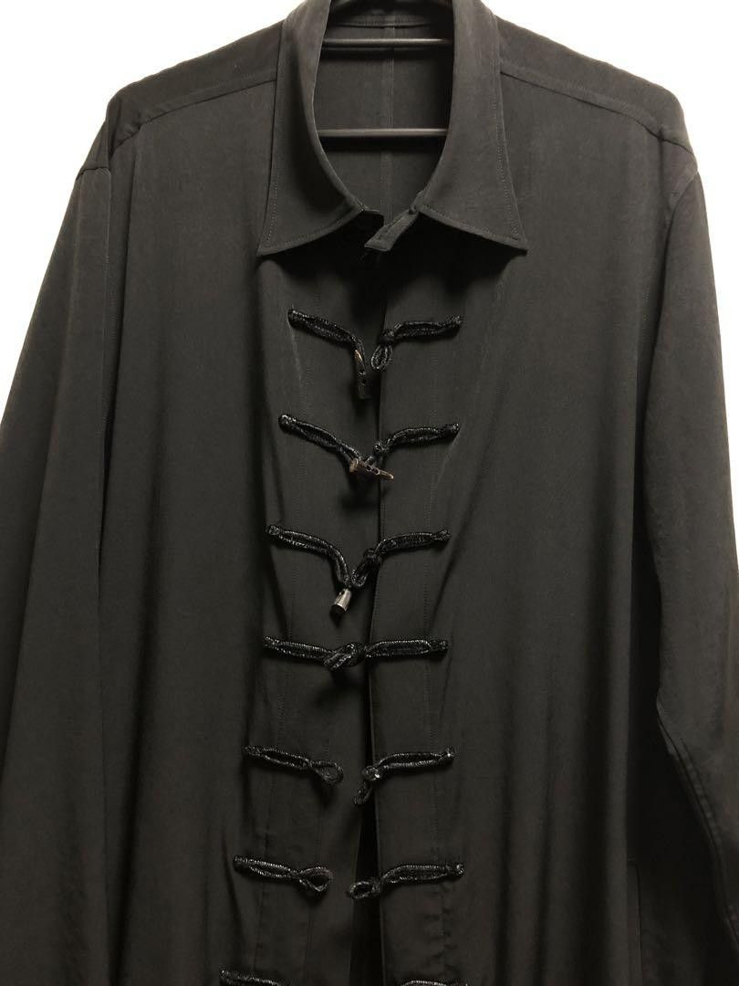 Yohji Yamamoto POUR HOMME 20ss LONG BLOUSE WITH CHINA BUTTONS Size US S / EU 44-46 / 1 - 2 Thumbnail