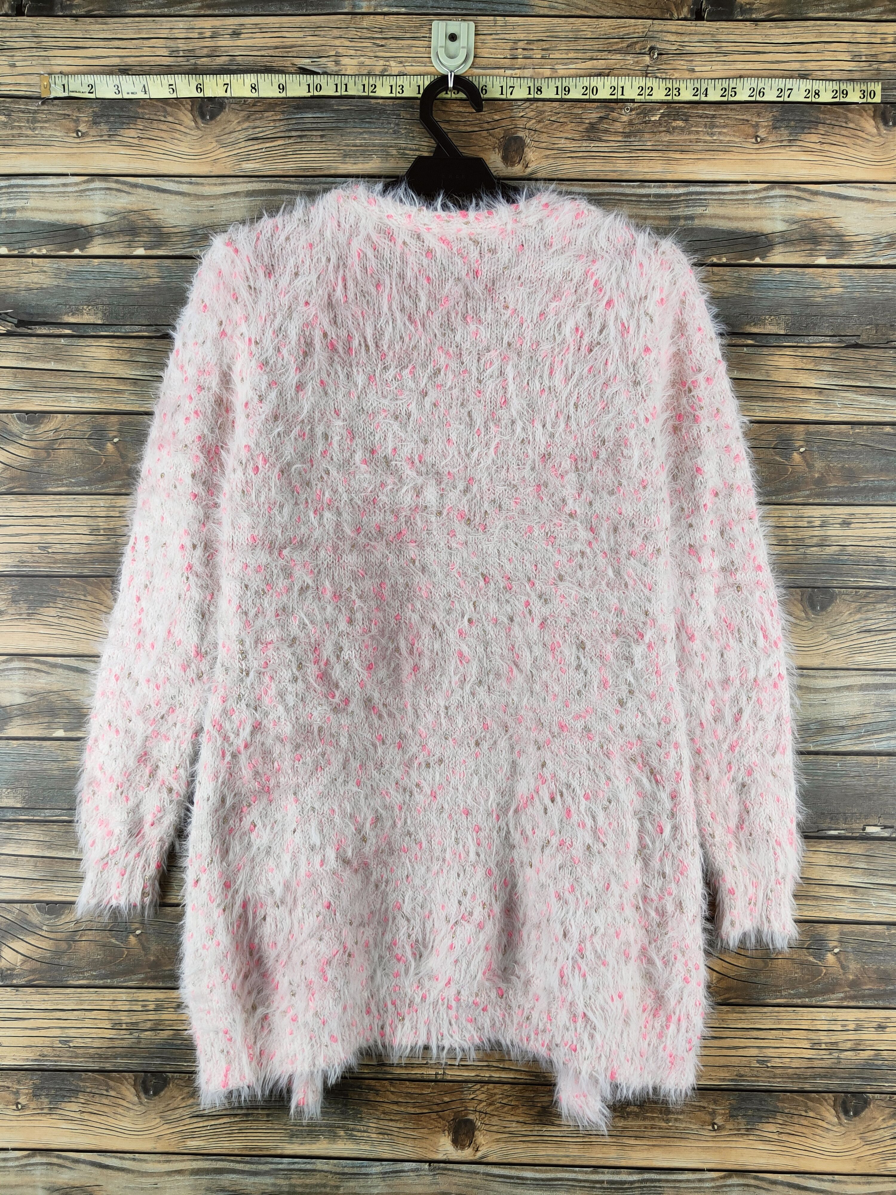 Japanese Brand DL Moririn Pink Fur Mohair Knitwear Cardigan #46-172 Size S / US 4 / IT 40 - 7 Thumbnail