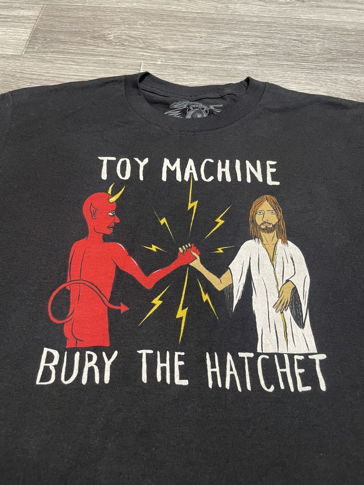 Toy Machine Vintage Toy Machine Bury The Hatchet Jesus SK8 T-Shirt Size US M / EU 48-50 / 2 - 6 Thumbnail