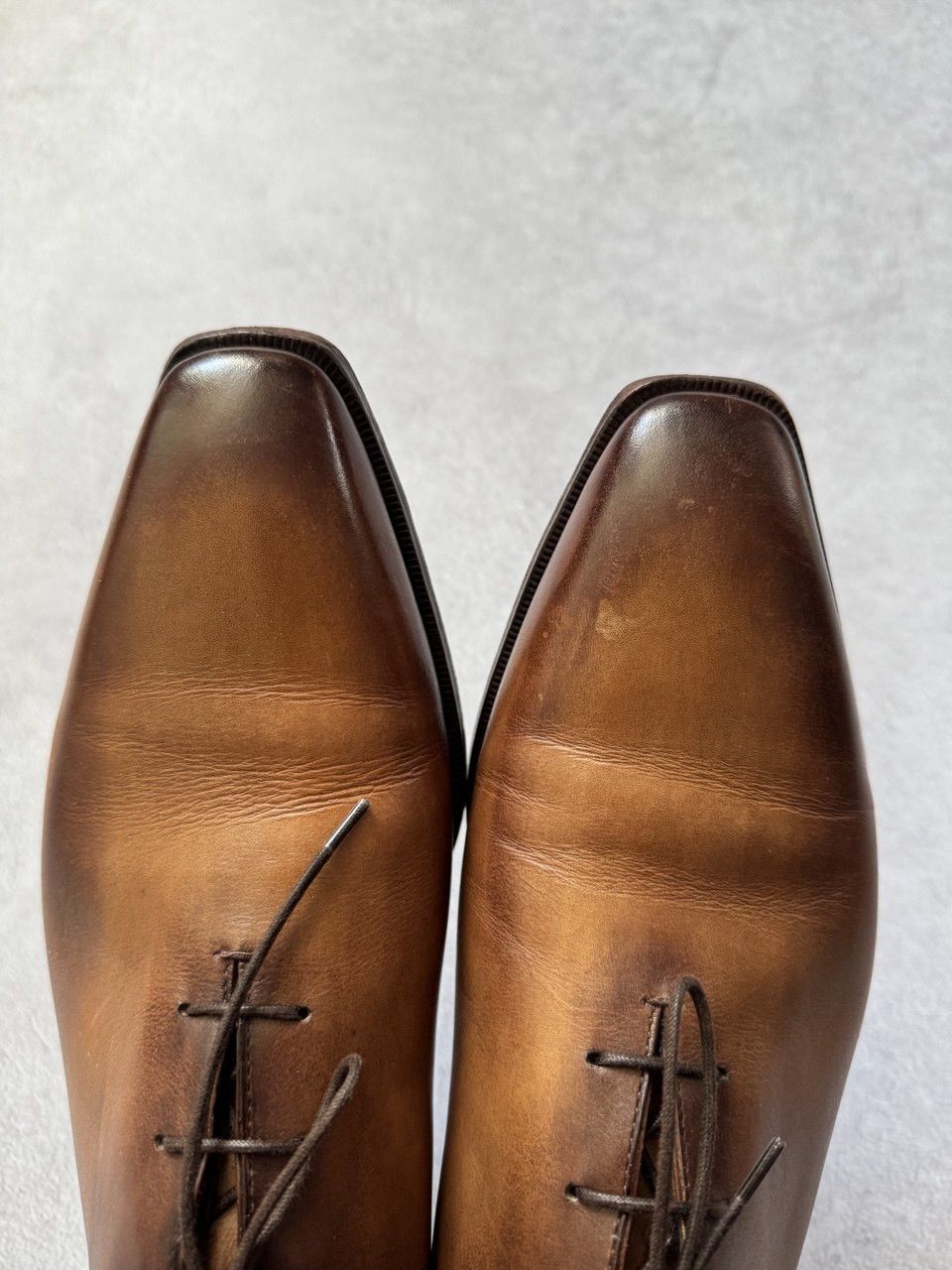 Berluti BERLUTI Alessandro Demesure Oxford Calf Leather Derby Size US 9.5 / EU 42-43 - 10 Thumbnail