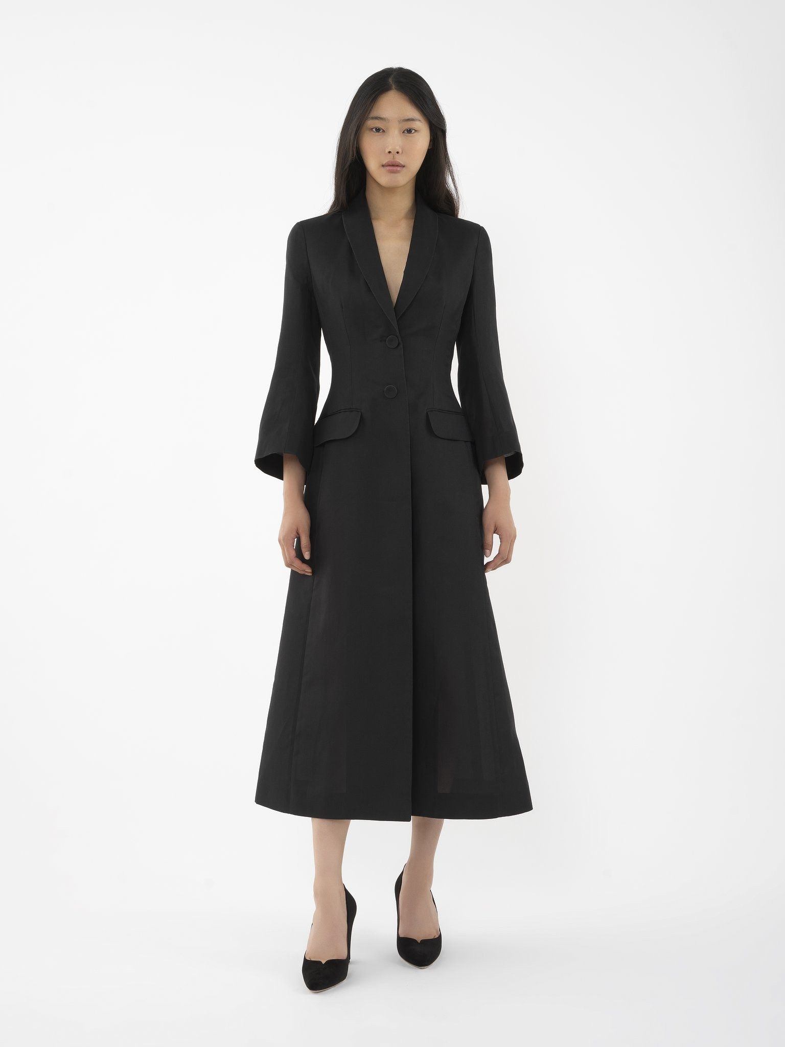 Chloe o1loc1c0325 CHC24 Coat in Black Size S / US 4 / IT 40 - 3 Thumbnail