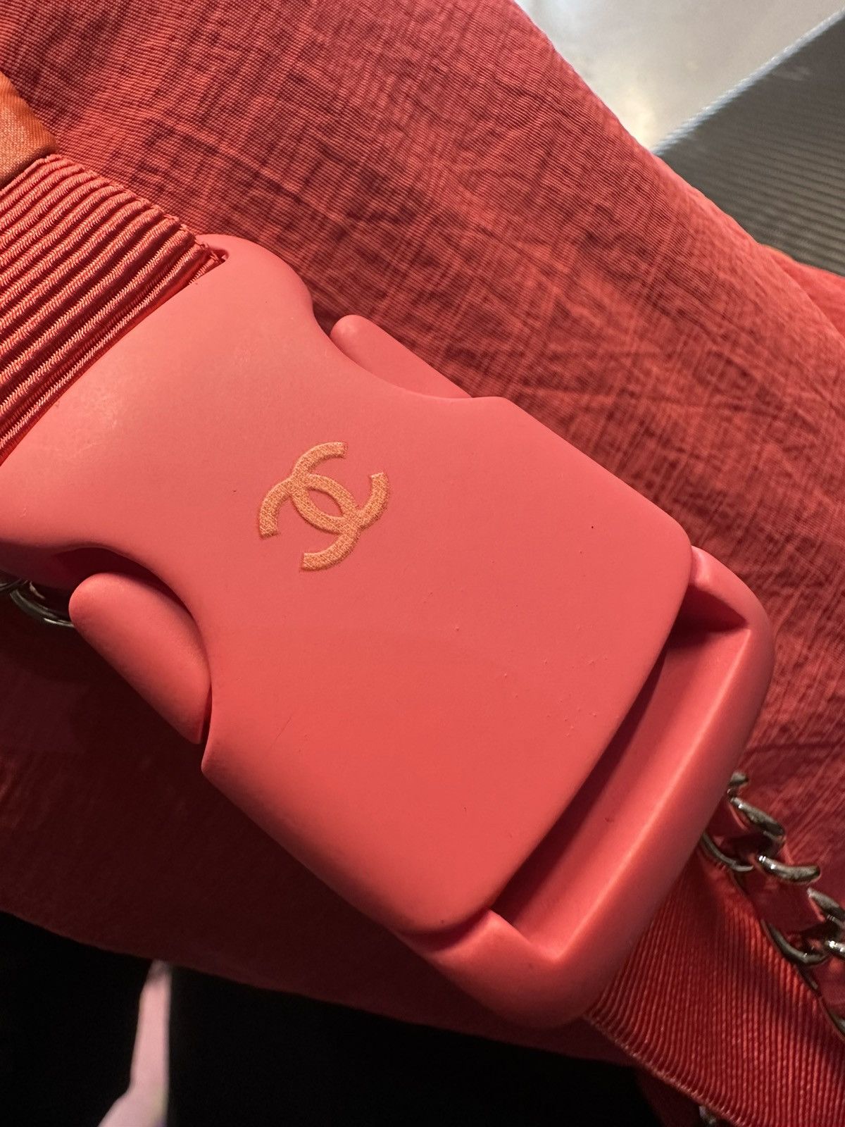 Chanel Chanel nylon chain body waist bag Size ONE SIZE - 7 Thumbnail