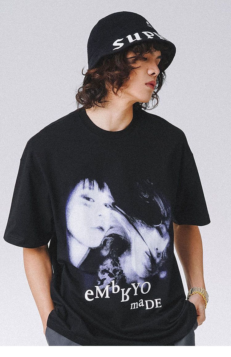 Japanese Brand Streetwear T-shirt Illusion Girl Size US XL / EU 56 / 4 - 3 Thumbnail