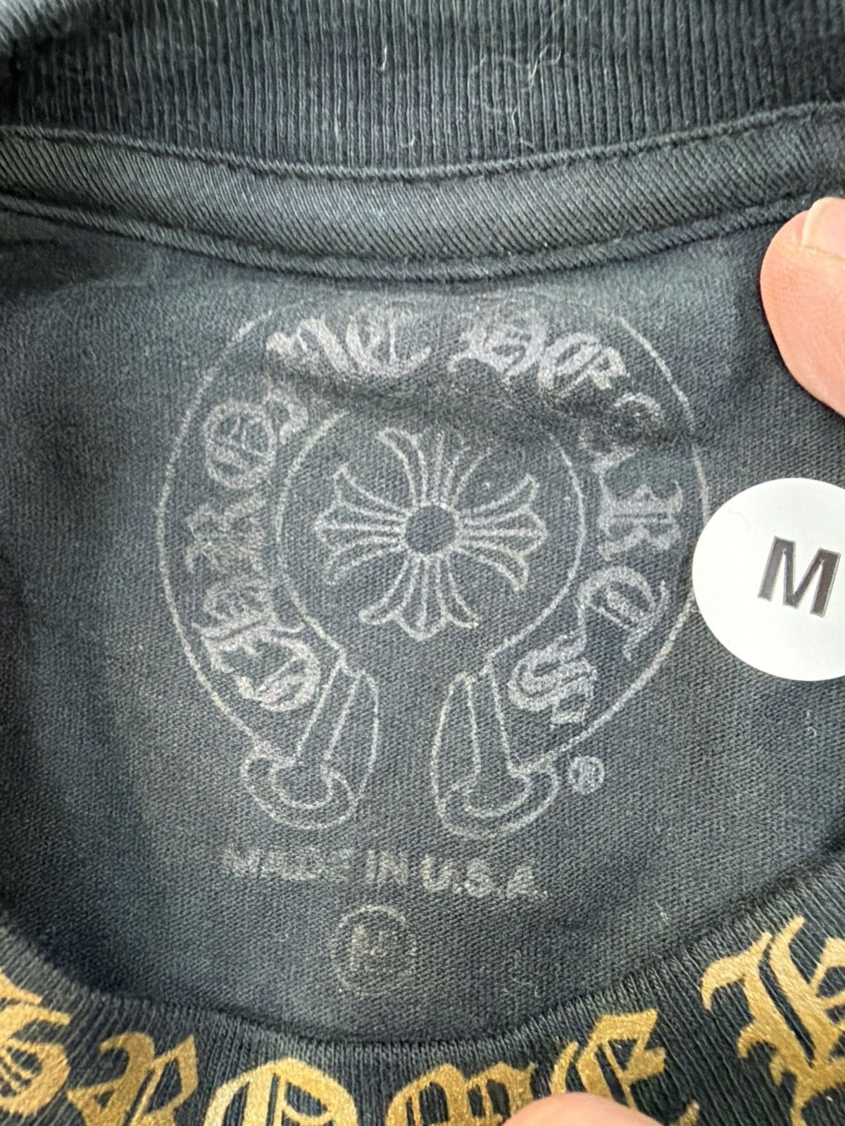 Chrome Hearts Chrome hearts black olive logo pocket t shirt black Size US M / EU 48-50 / 2 - 7 Thumbnail