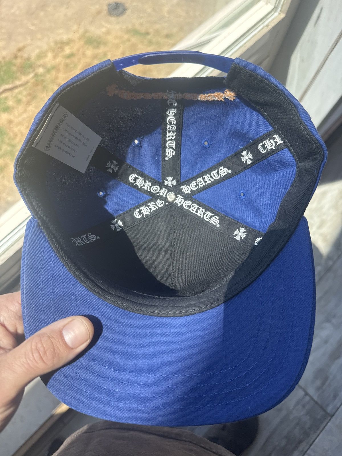 Chrome Hearts Chrome Hearts Baseball Hat Blue/ Orange Size ONE SIZE - 7 Thumbnail