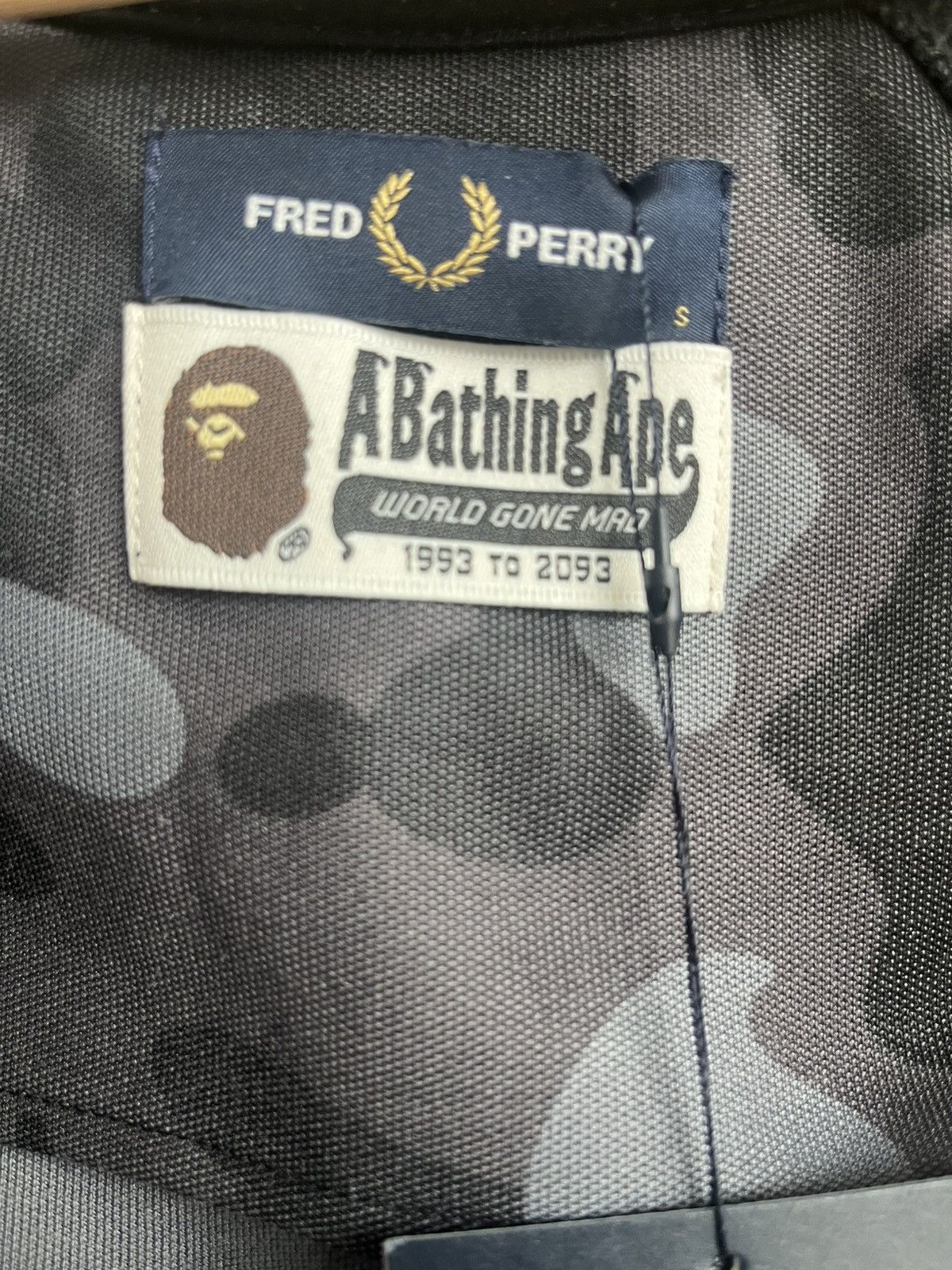Bape × Fred Perry Bape x Fred Perry Color Camo Track Jacket Size US S / EU 44-46 / 1 - 5 Thumbnail