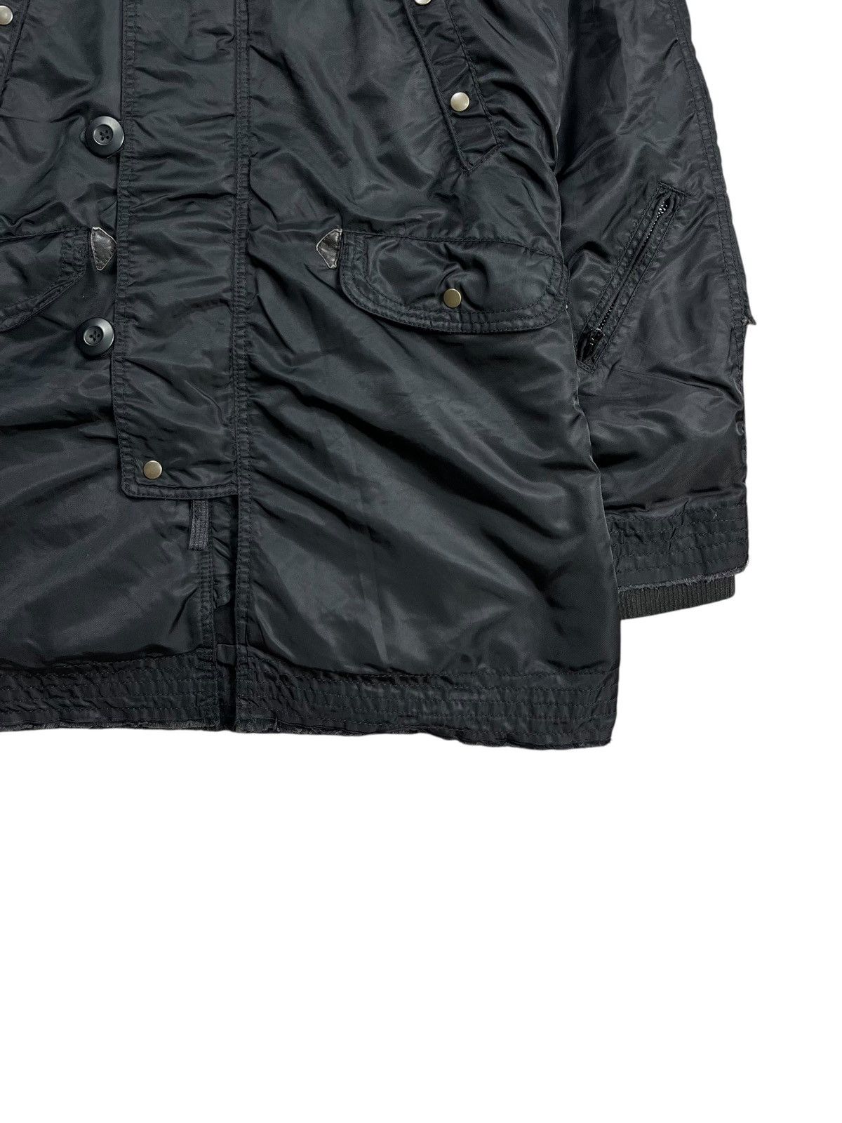 14th Addiction 2000s GOA - Apocalypse Style Fur Hoodie Cargo Jacket Size US M / EU 48-50 / 2 - 4 Thumbnail