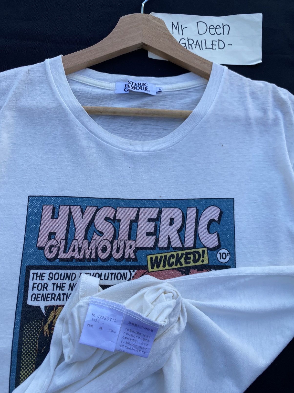 Hysteric Glamour Rare Vintage Hysteric Glamour Sexy Women Wicked Tshirt Size US M / EU 48-50 / 2 - 13 Thumbnail