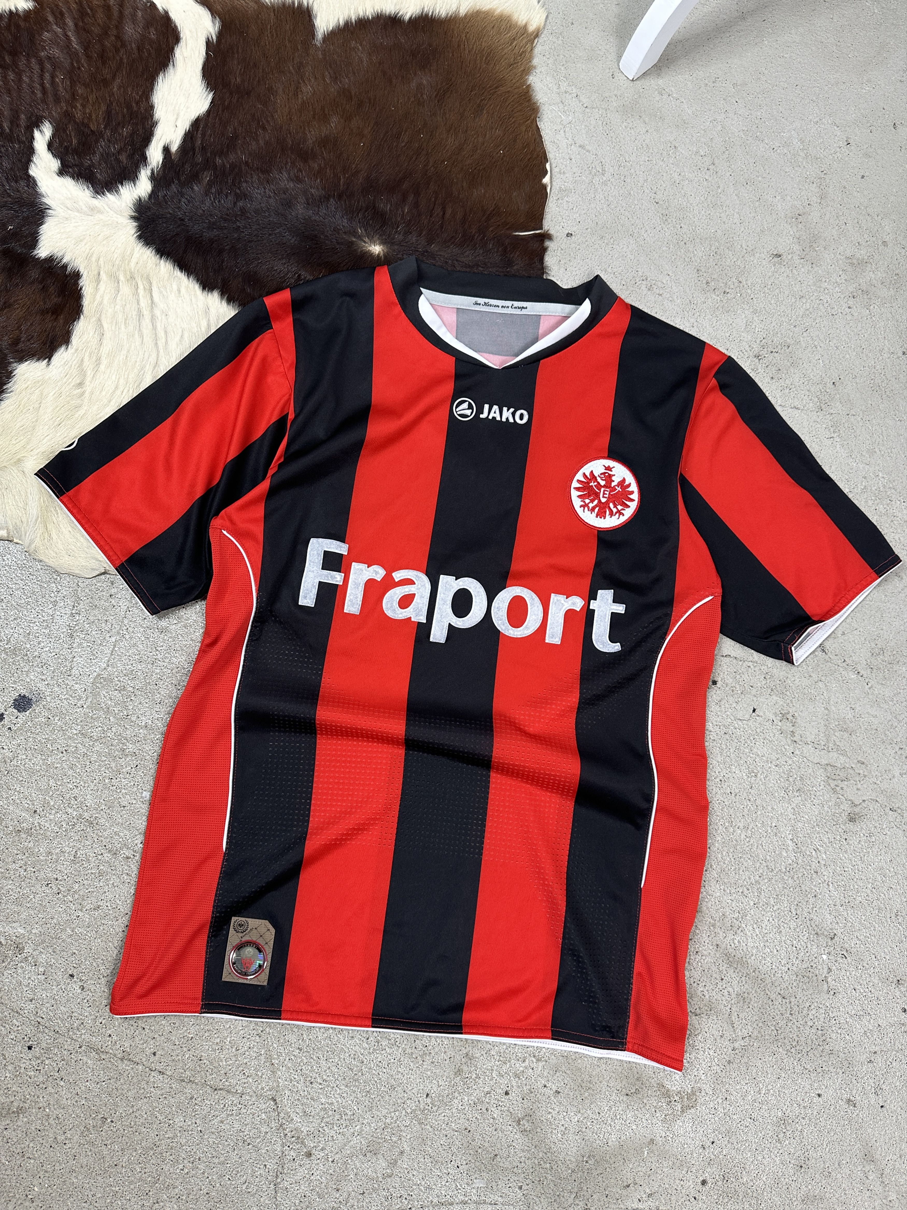 Vintage Jersey Jako Eintracht Frankfurt 10-12 Home Size US M / EU 48-50 / 2 - 2 Thumbnail