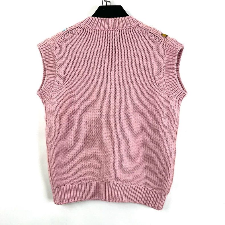 Gucci Gucci Embroidered sequin knitted vest Size S / US 4 / IT 40 - 2 Thumbnail