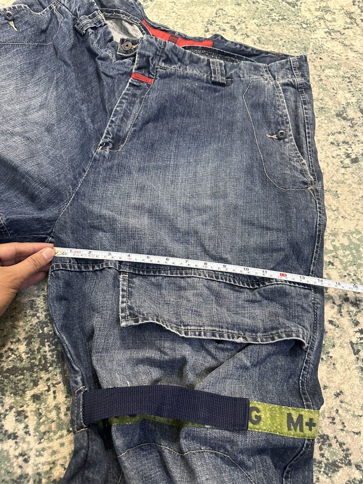 Marithe + Francois Girbaud Vintage Y2K MFG Baggy Strap Pant Size US 42 / EU 58 - 15 Thumbnail