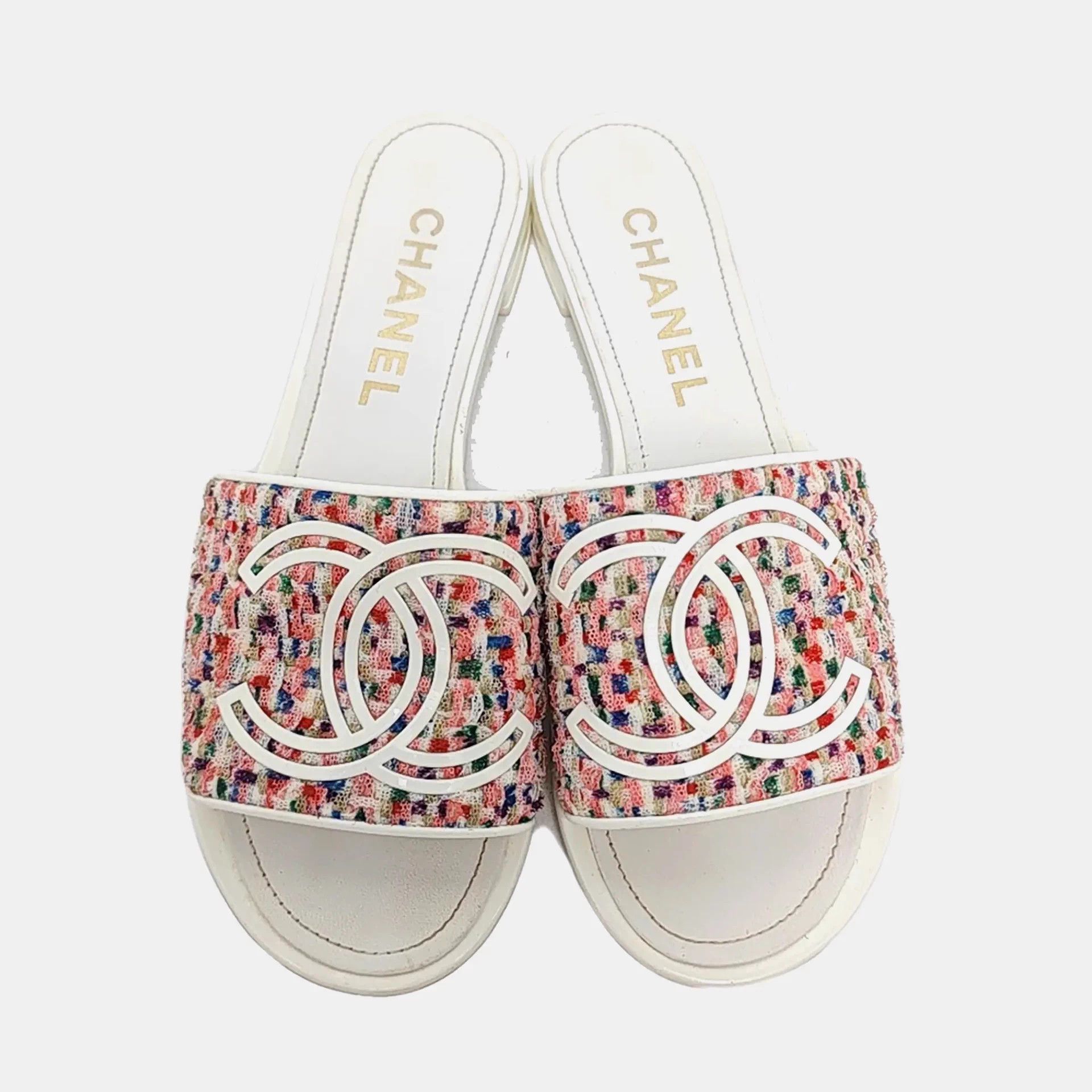 Chanel Chanel Slippers 38 EU Size US 7 / IT 37 - 1 Thumbnail
